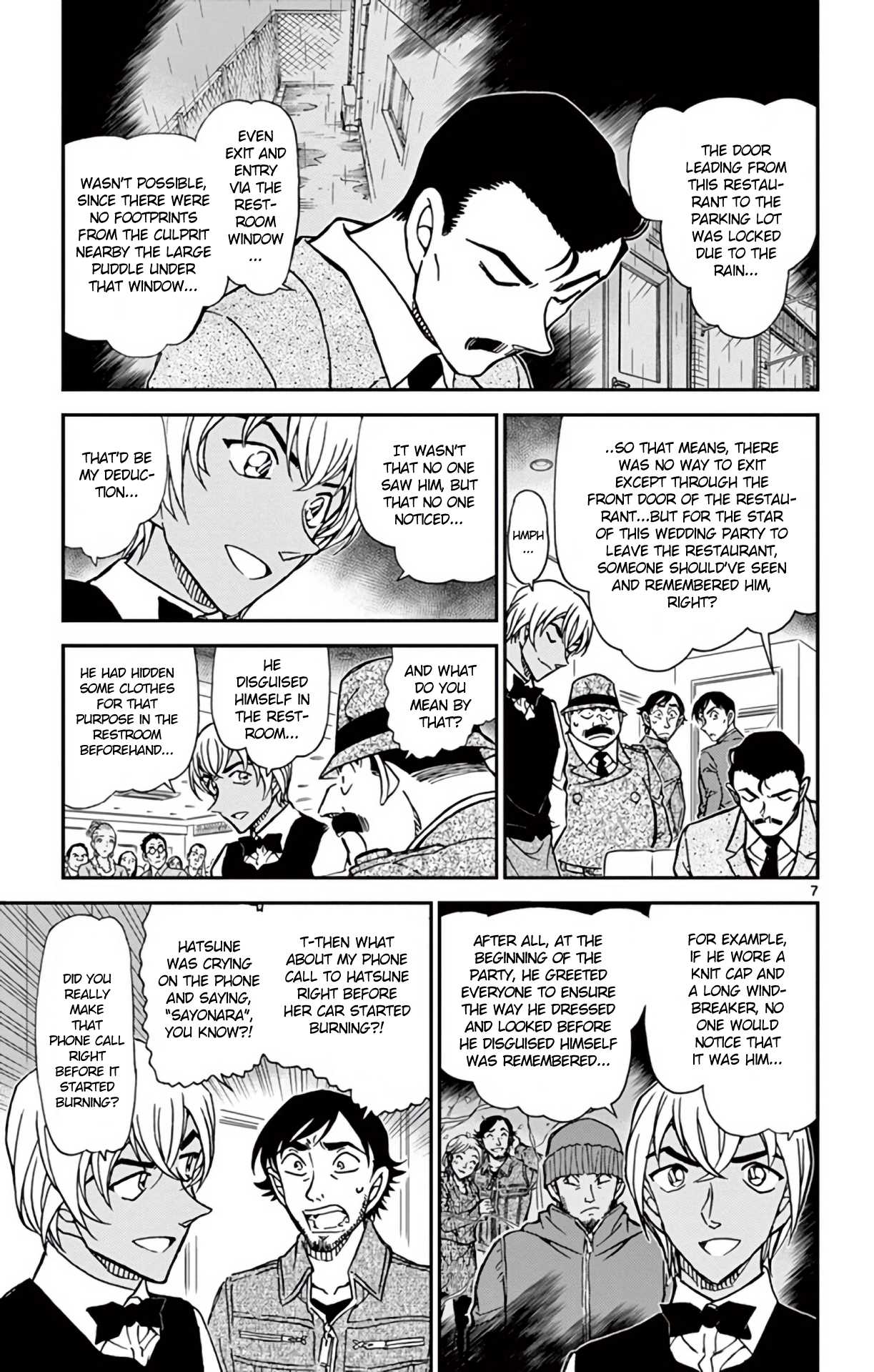 Detective Conan Chapter 795 page 8 - Chapter 795: Destined to Re-enter the Flames