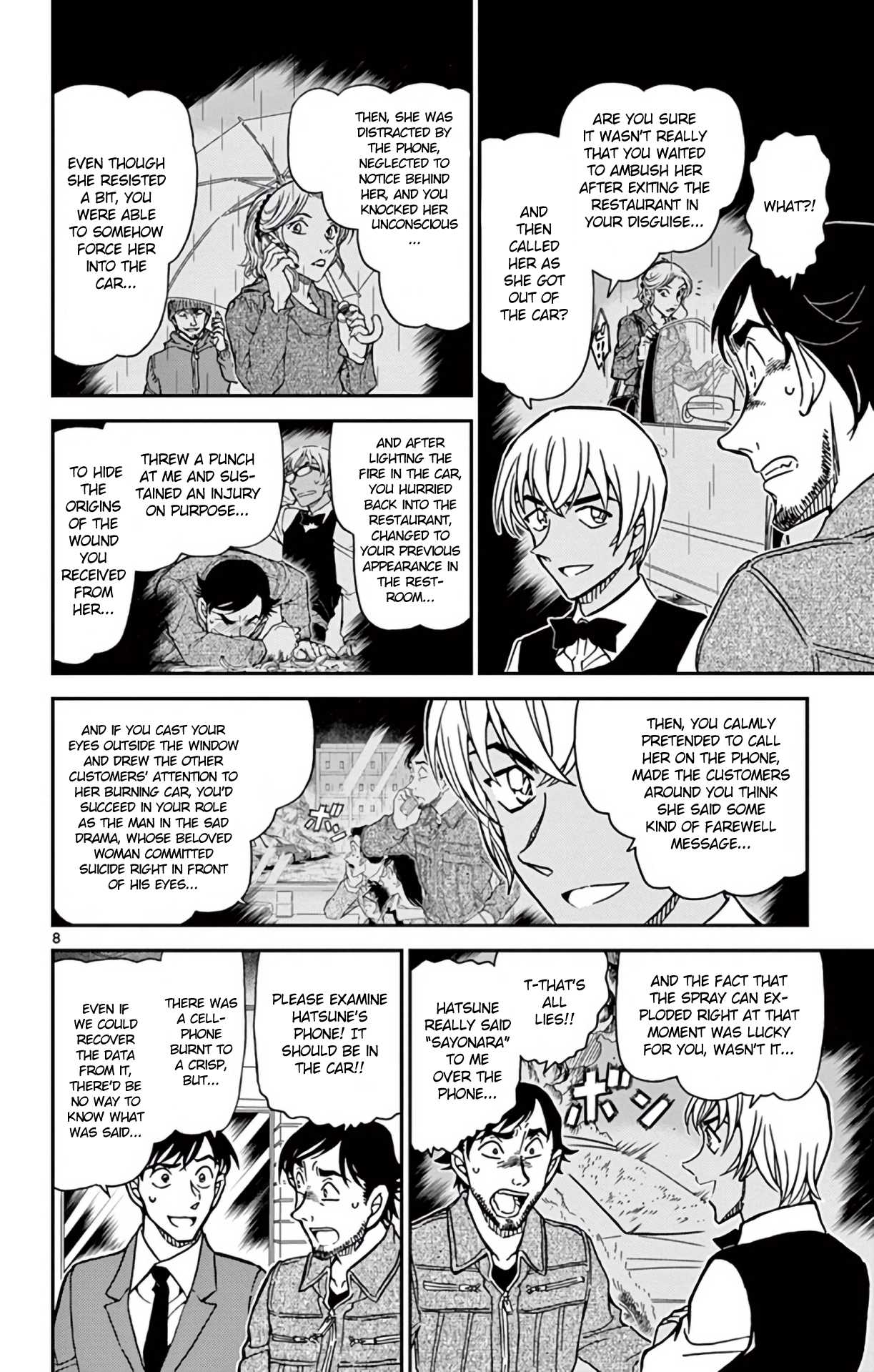 Detective Conan Chapter 795 page 9 - Chapter 795: Destined to Re-enter the Flames