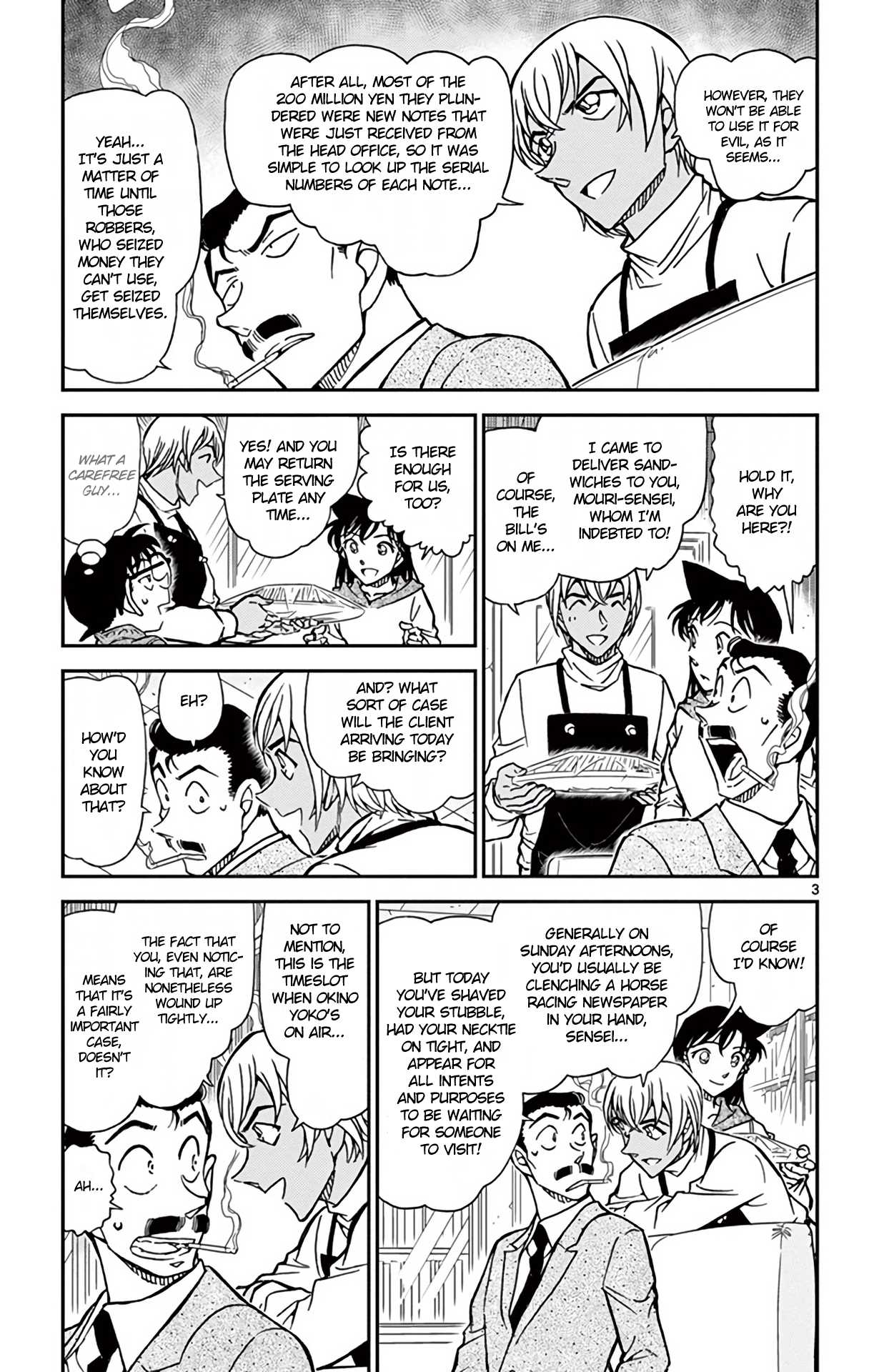 Detective Conan Chapter 796 page 4 - Chapter 796: The Meeting at Columbo