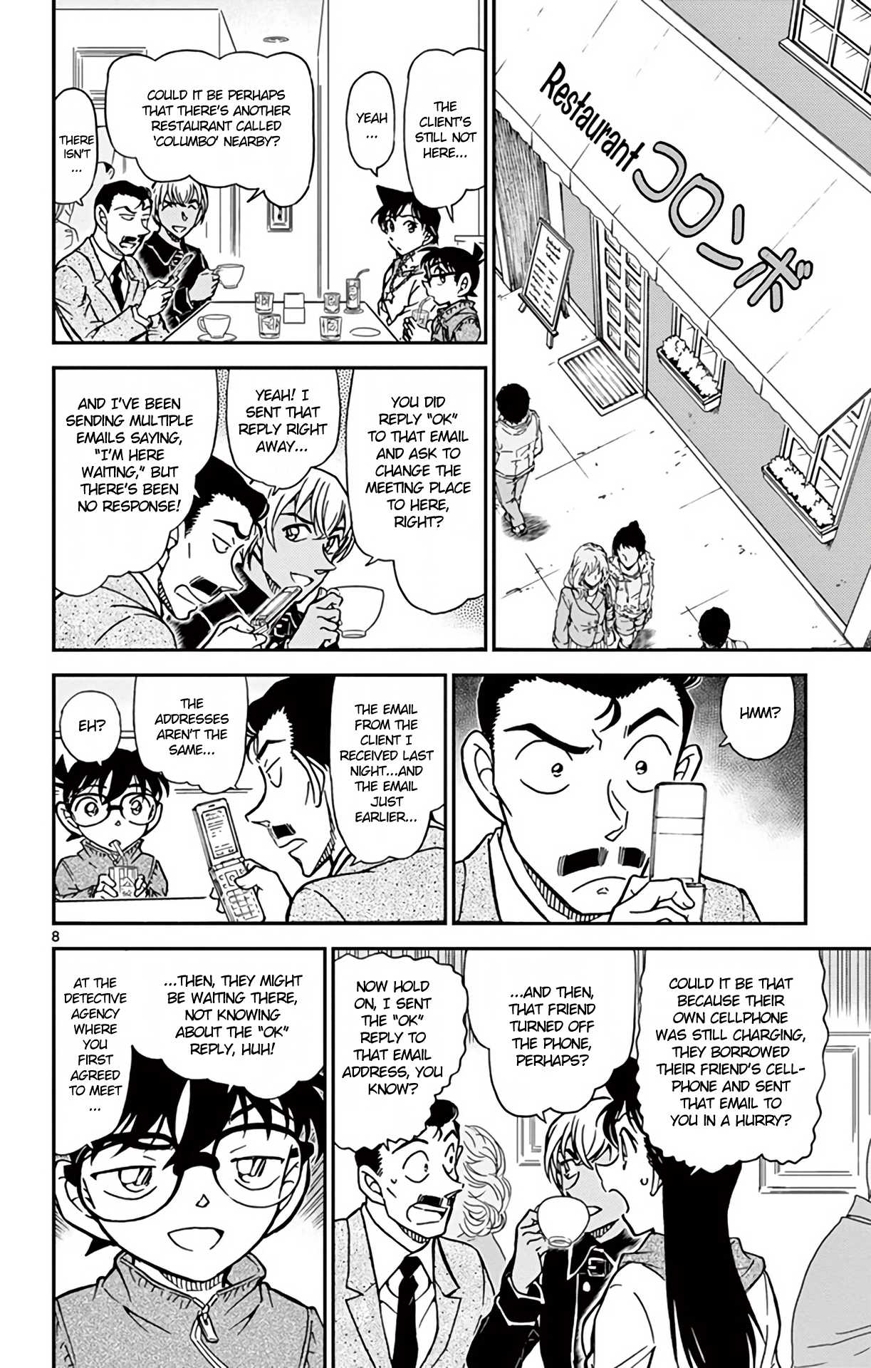 Detective Conan Chapter 796 page 9 - Chapter 796: The Meeting at Columbo