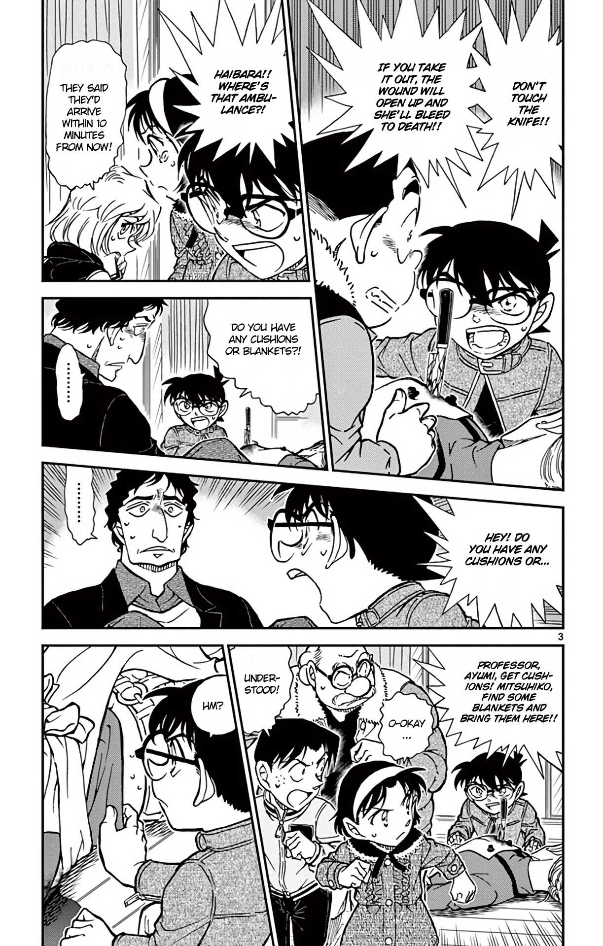 Detective Conan Chapter 802 page 4 - Chapter 802: Don't Make That Kind of Face