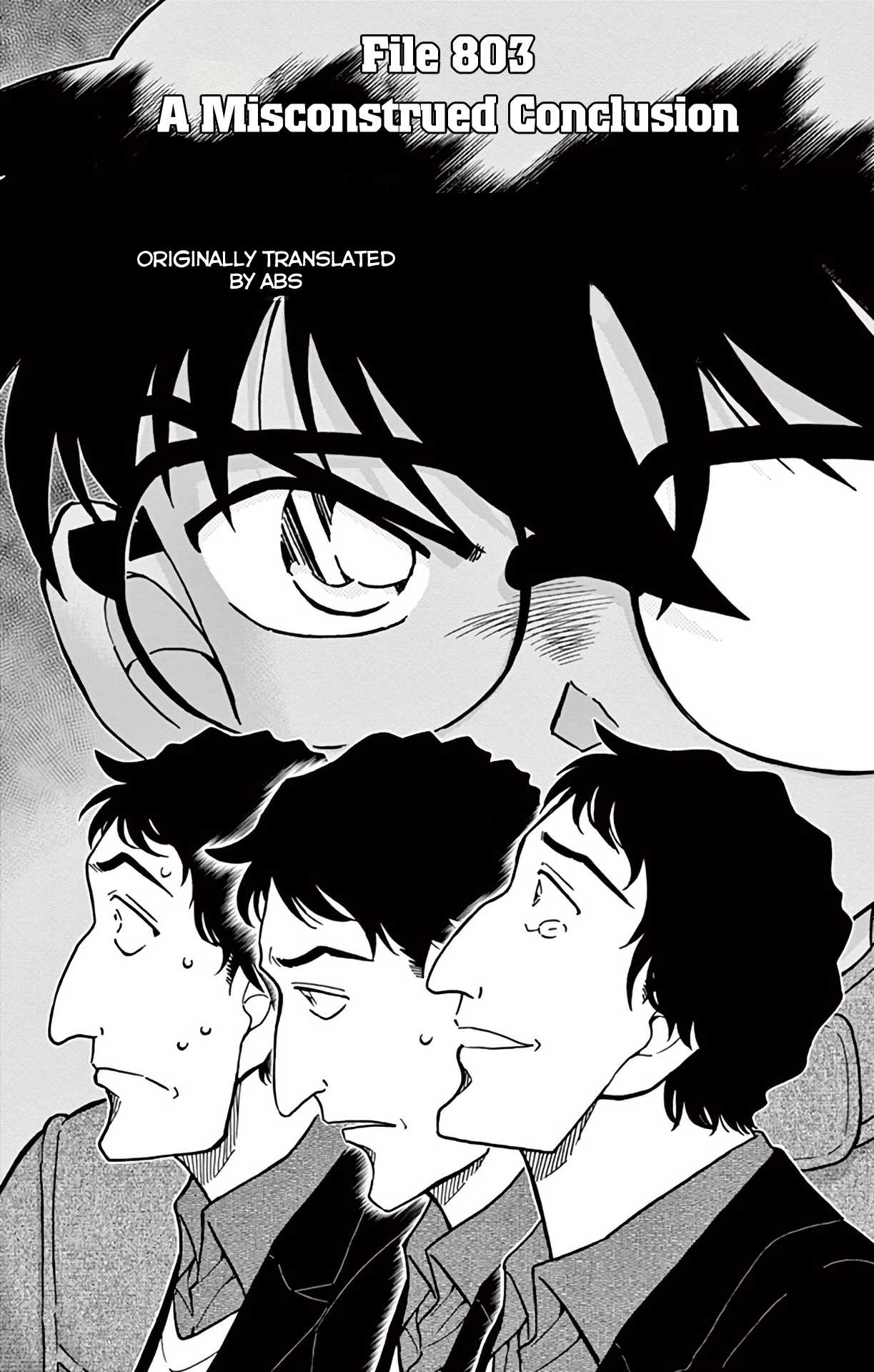 Detective Conan Chapter 803 page 2 - Chapter 803: A Misconstrued Conclusion
