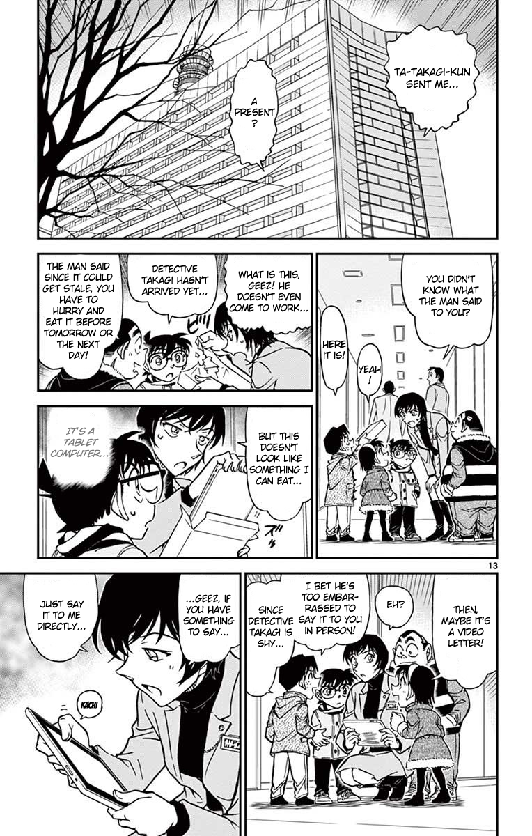 Detective Conan Chapter 804 page 14 - Chapter 804: The Present from Detective Takagi