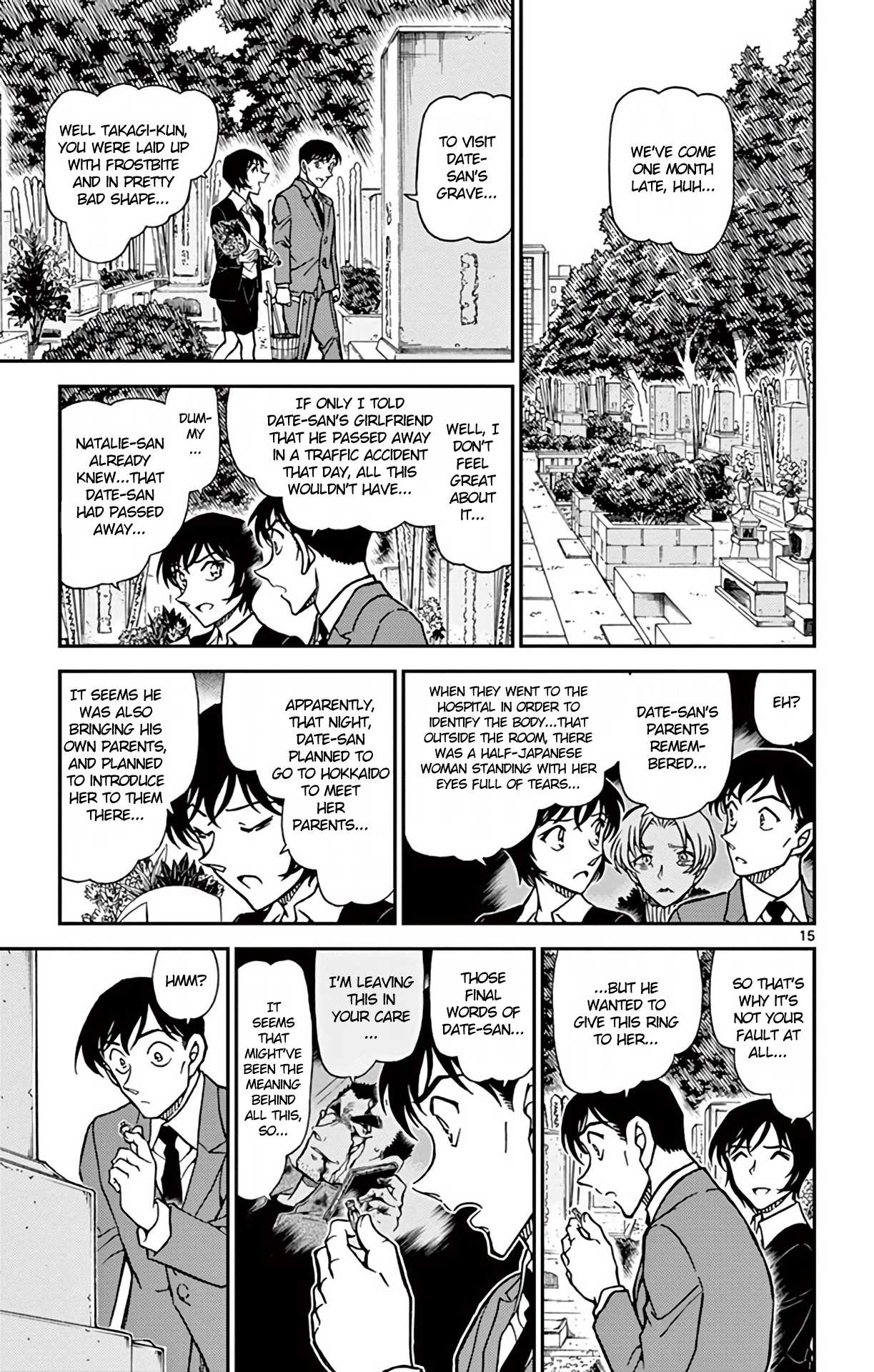 Detective Conan Chapter 808 page 16 - Chapter 808: The Last Grave Visit