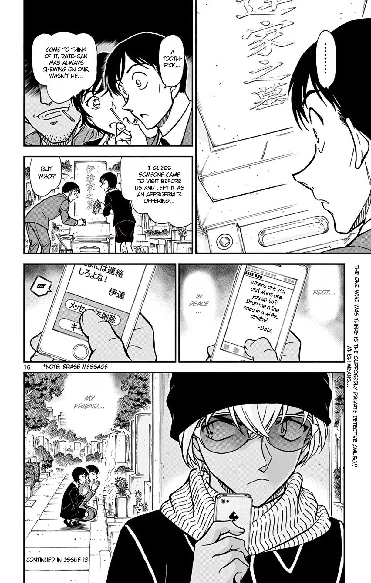 Detective Conan Chapter 808 page 17 - Chapter 808: The Last Grave Visit