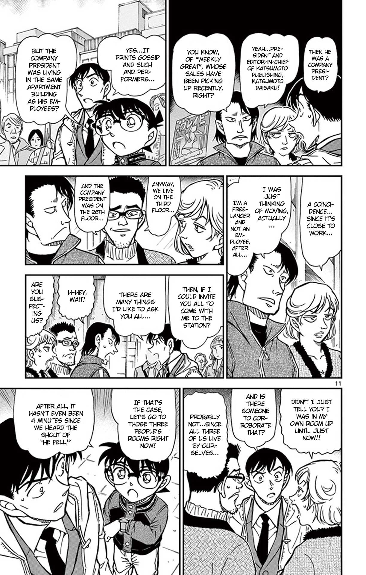 Detective Conan Chapter 809 page 12 - Chapter 809: Traces of Presence in the Room