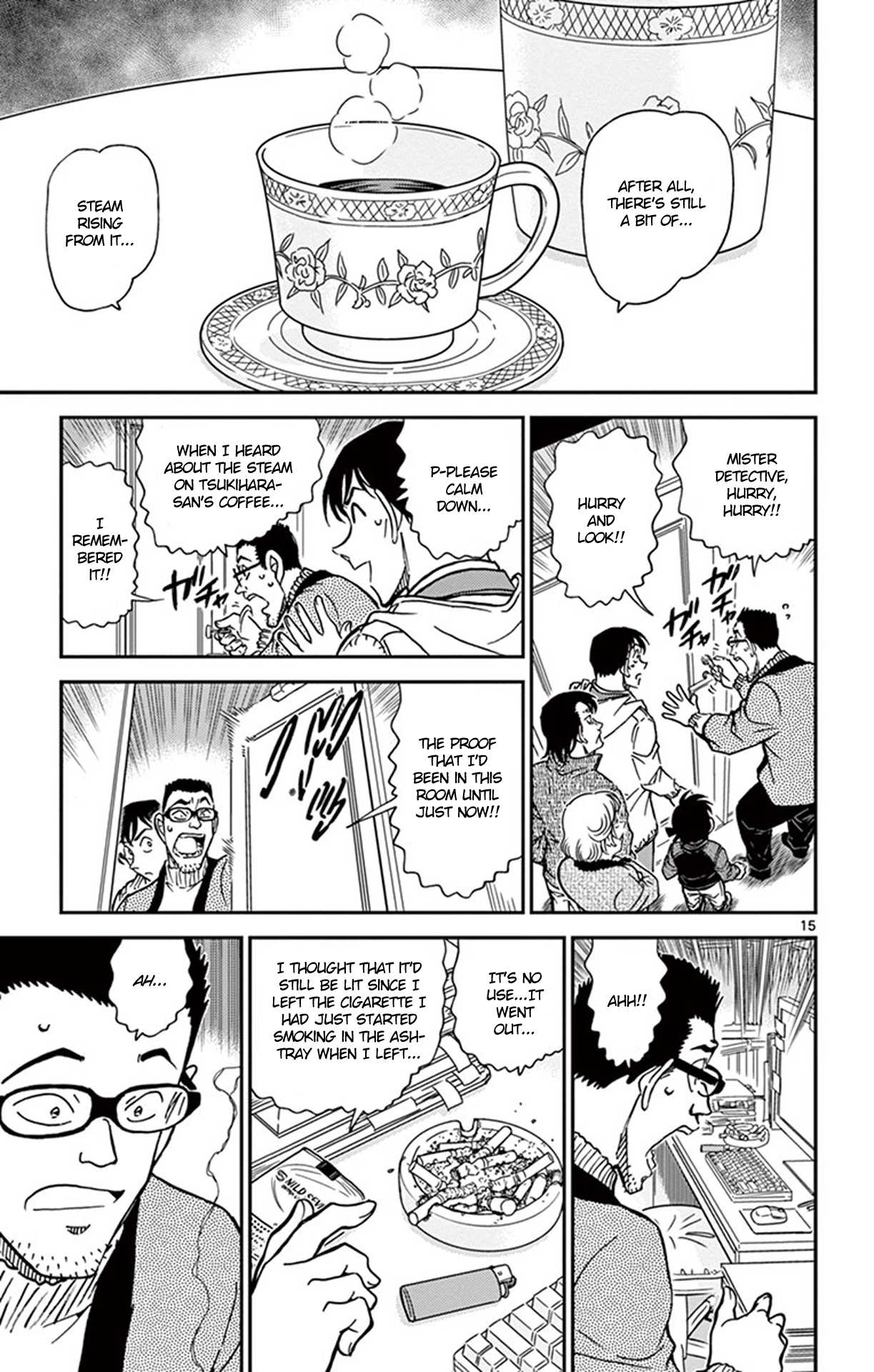 Detective Conan Chapter 809 page 16 - Chapter 809: Traces of Presence in the Room