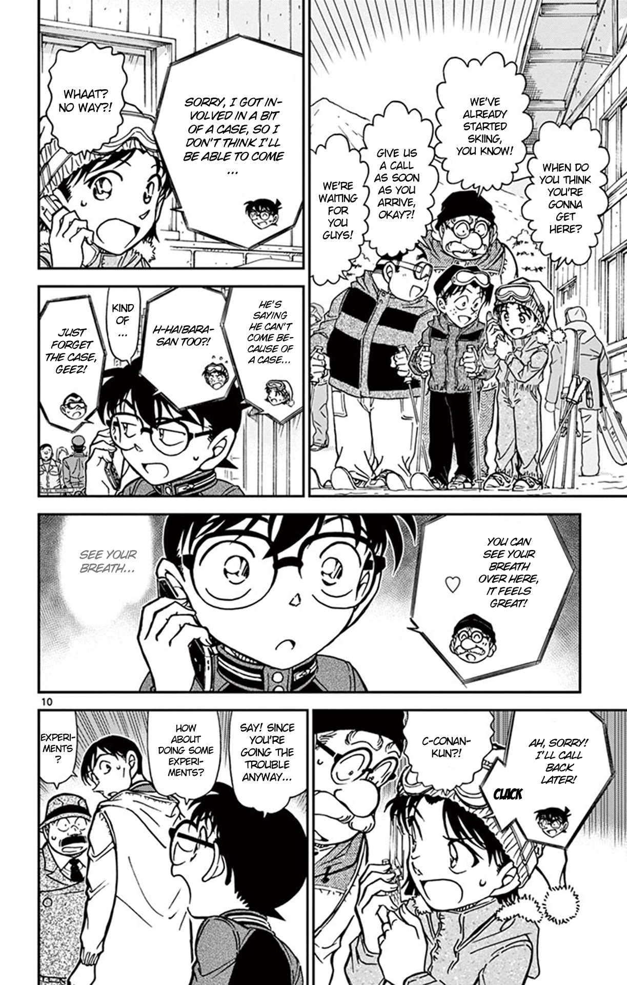 Detective Conan Chapter 810 page 11 - Chapter 810: Froth, Steam & Smoke