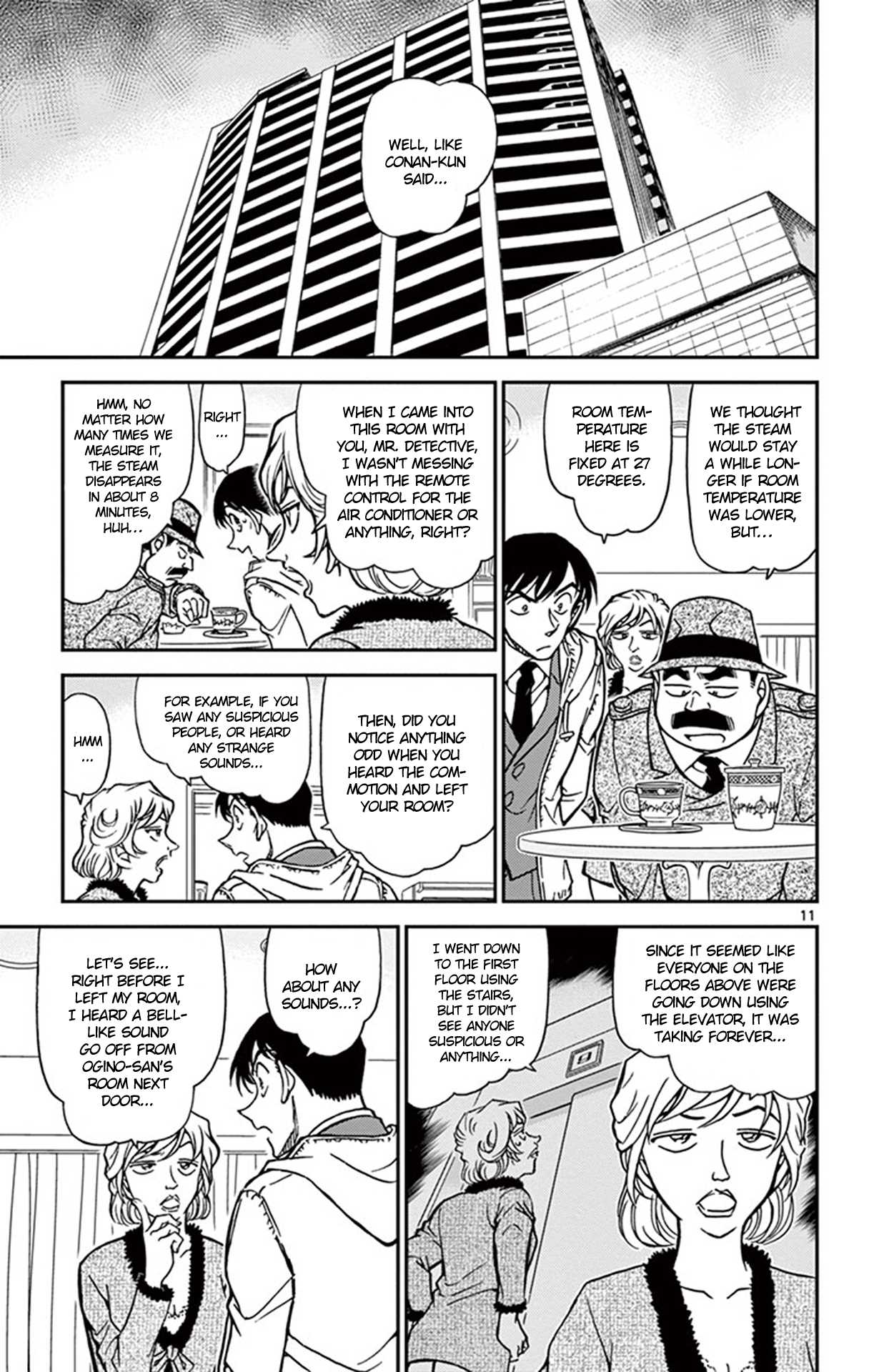Detective Conan Chapter 810 page 12 - Chapter 810: Froth, Steam & Smoke