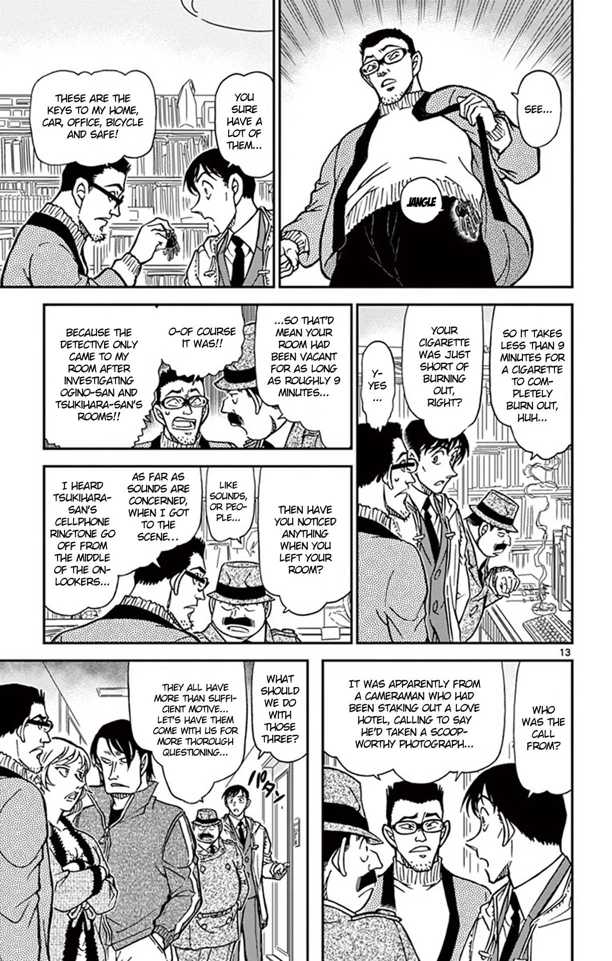 Detective Conan Chapter 810 page 14 - Chapter 810: Froth, Steam & Smoke
