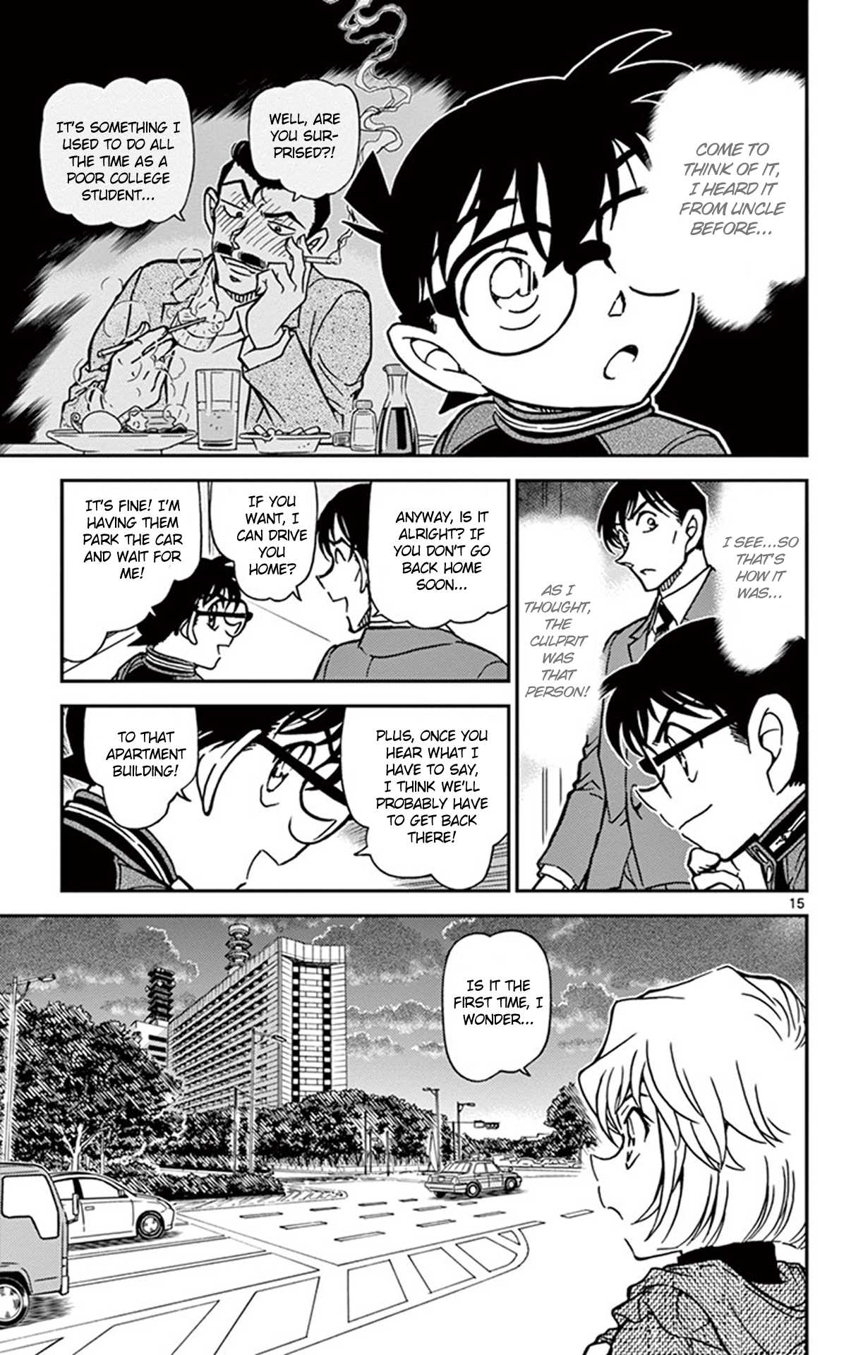 Detective Conan Chapter 810 page 16 - Chapter 810: Froth, Steam & Smoke