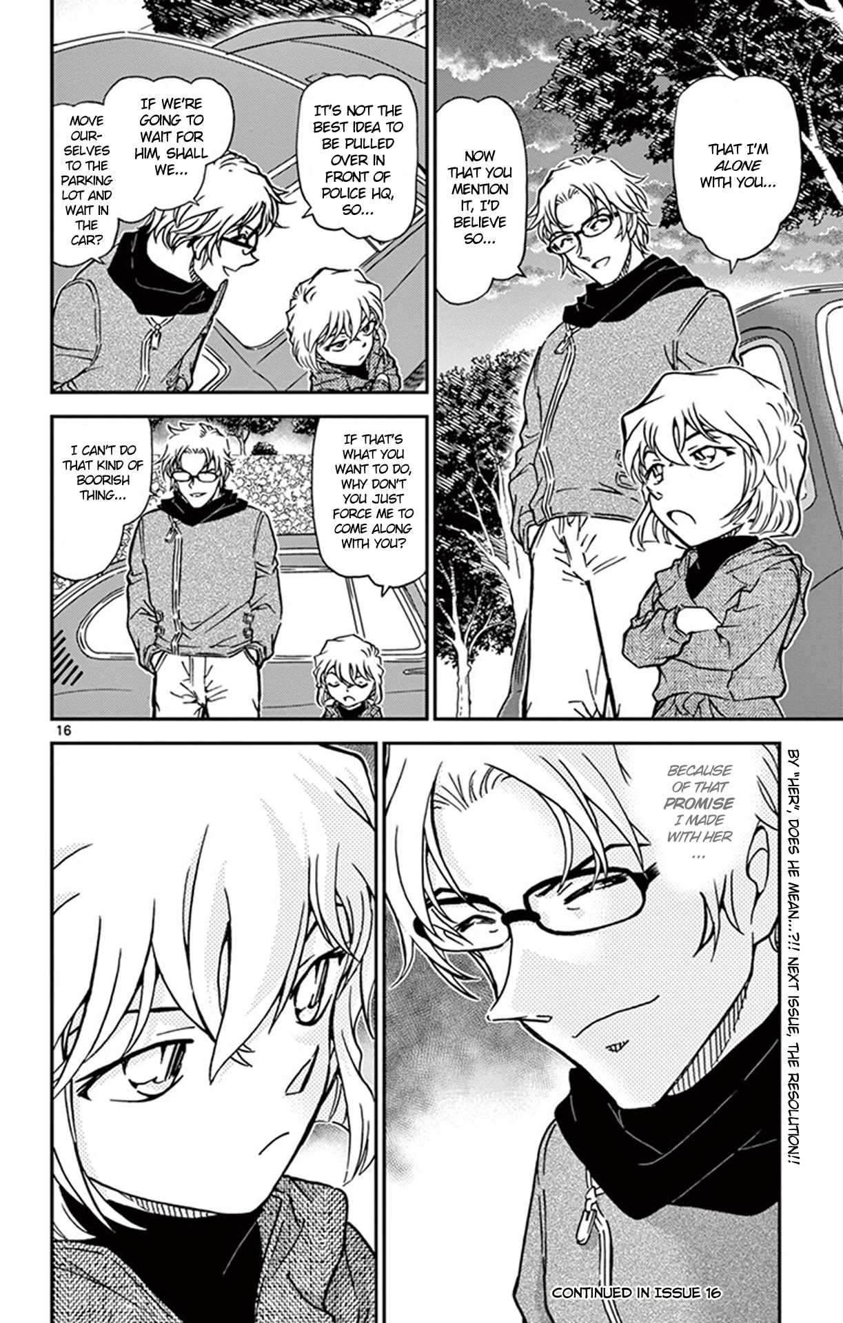 Detective Conan Chapter 810 page 17 - Chapter 810: Froth, Steam & Smoke