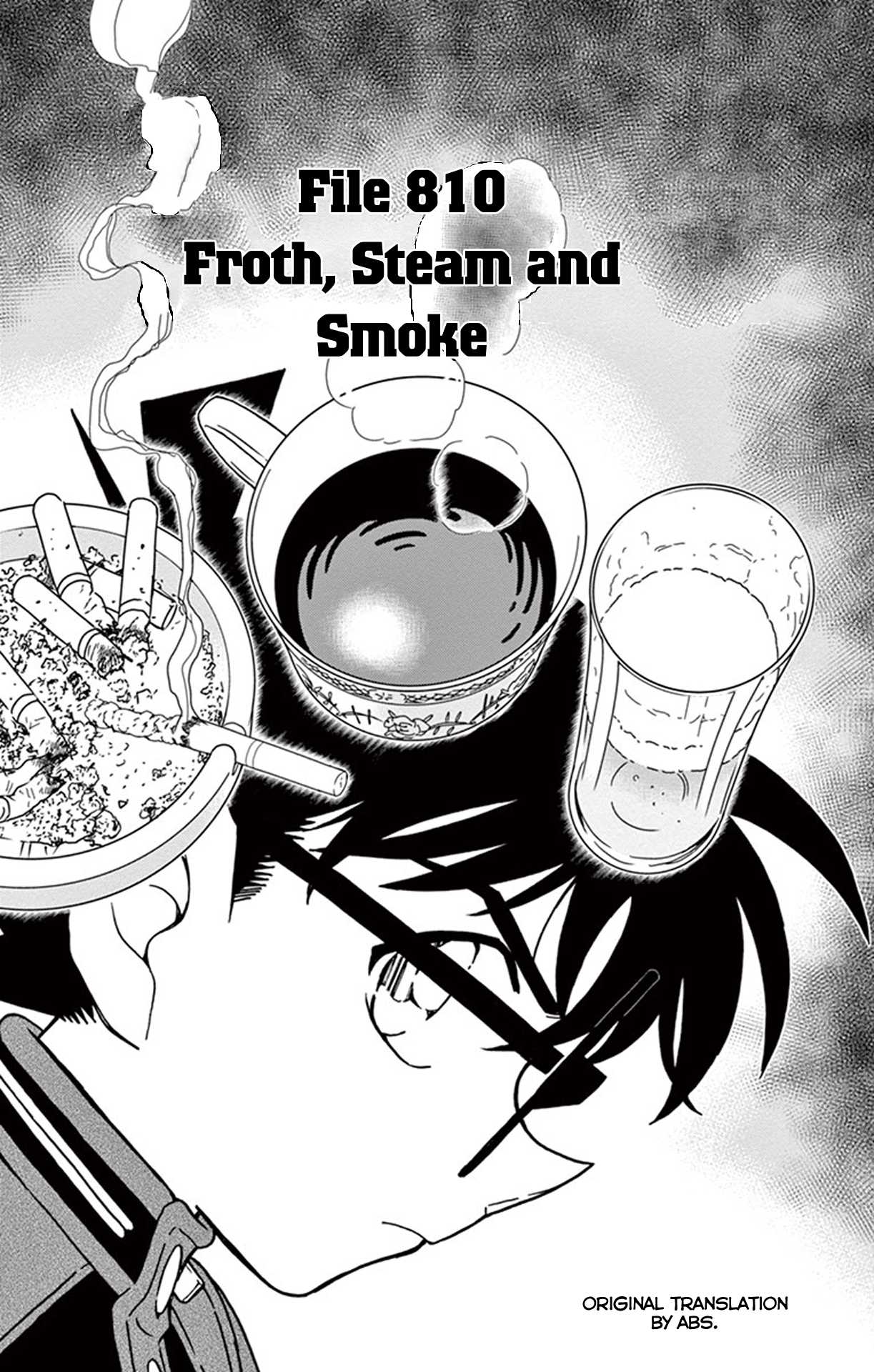 Detective Conan Chapter 810 page 2 - Chapter 810: Froth, Steam & Smoke