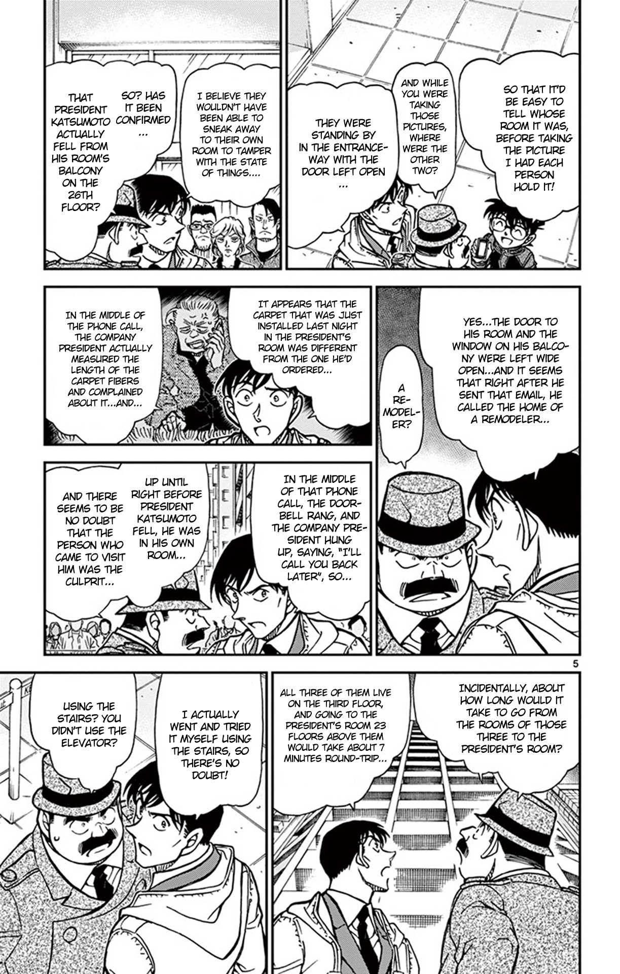 Detective Conan Chapter 810 page 6 - Chapter 810: Froth, Steam & Smoke