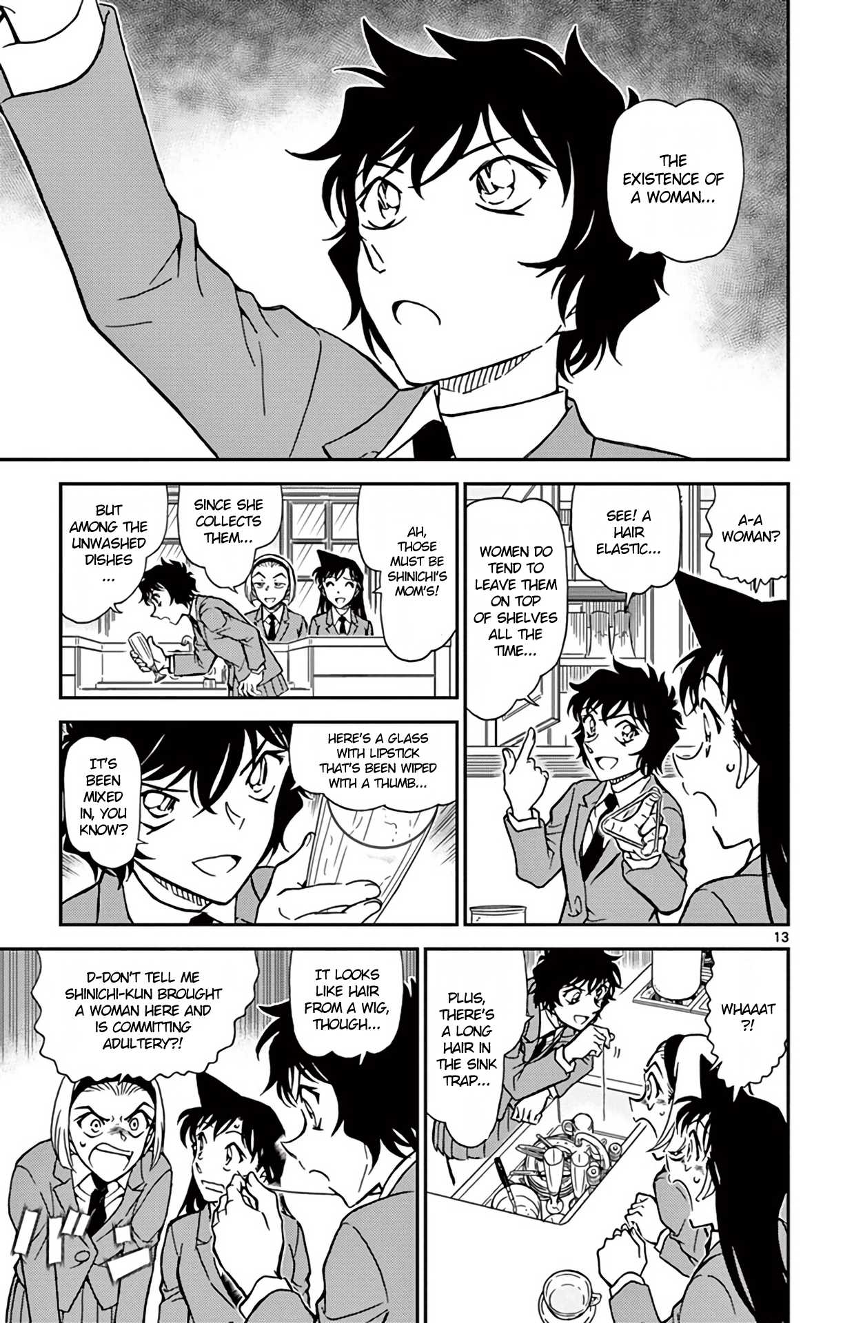 Detective Conan Chapter 812 page 14 - Chapter 812: Kudou Yuusaku's Cold Case