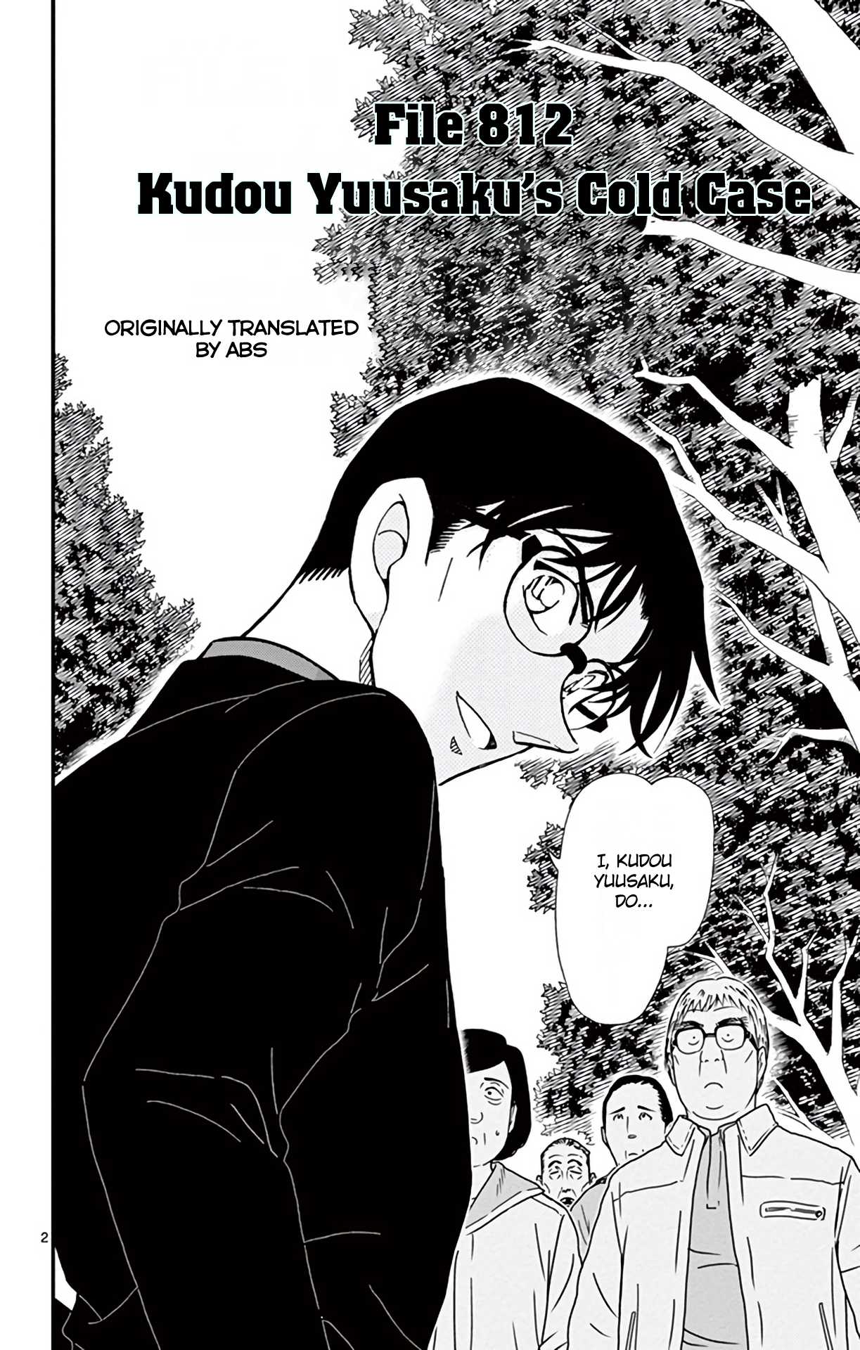 Detective Conan Chapter 812 page 3 - Chapter 812: Kudou Yuusaku's Cold Case
