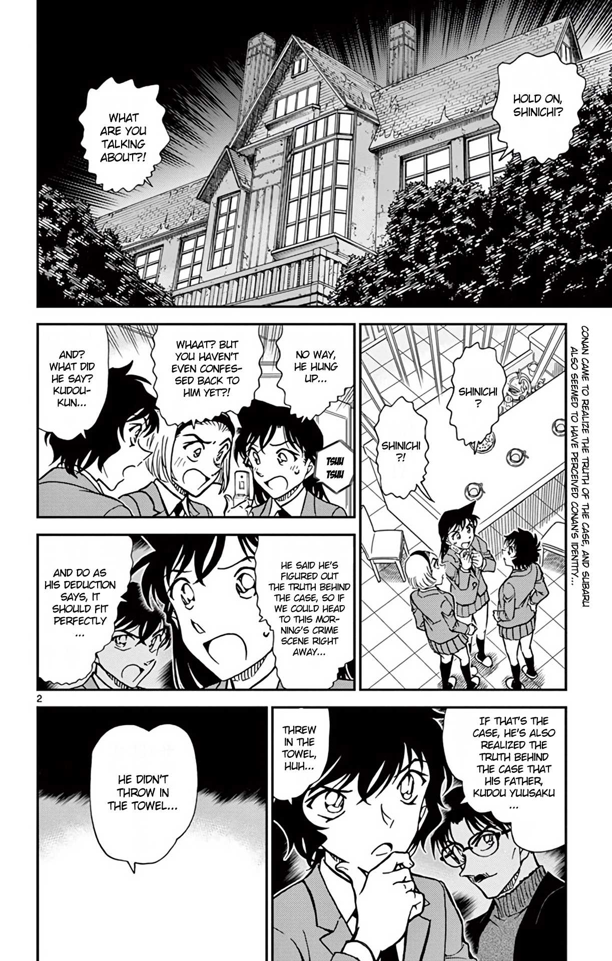 Detective Conan Chapter 814 page 3 - Chapter 814: Conan-kun, Right?