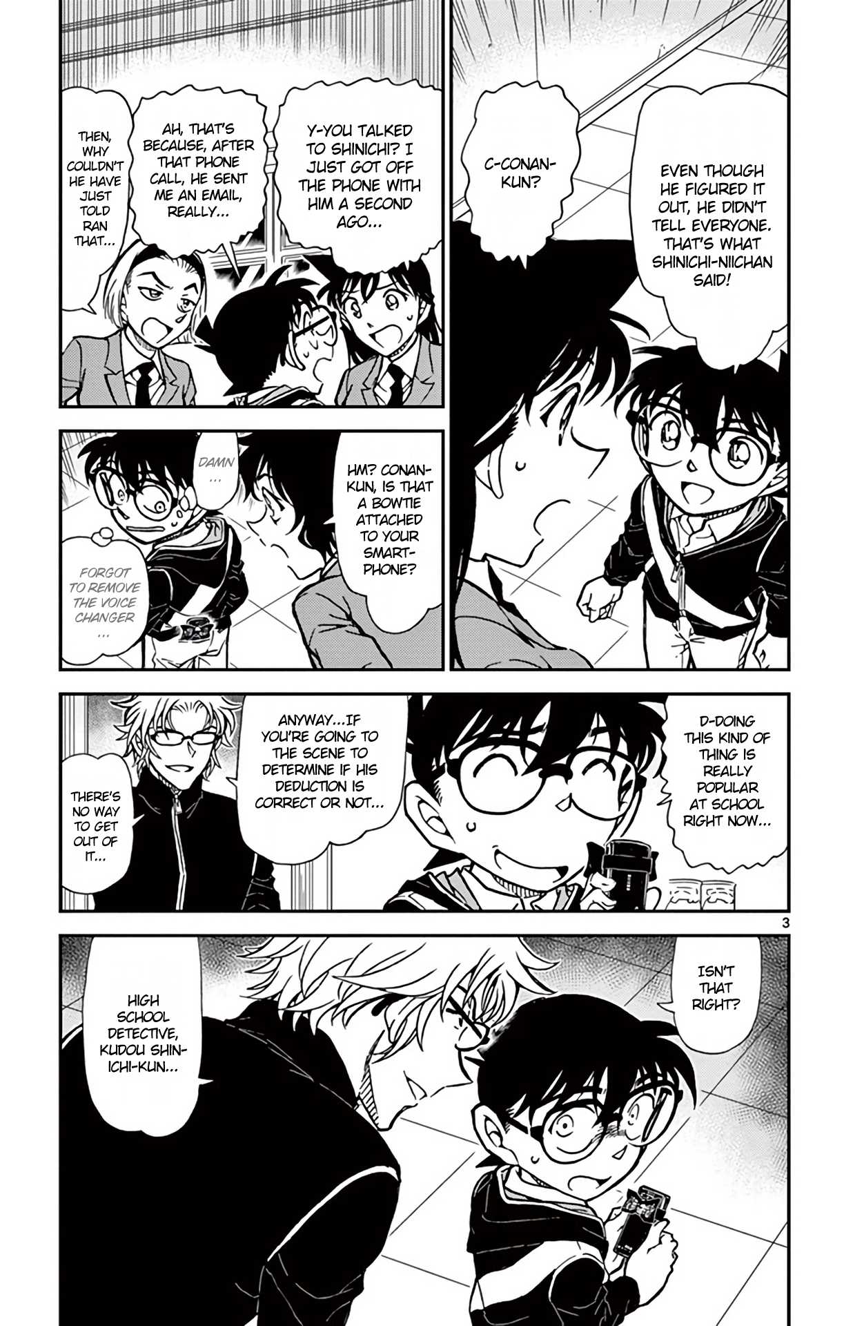 Detective Conan Chapter 814 page 4 - Chapter 814: Conan-kun, Right?