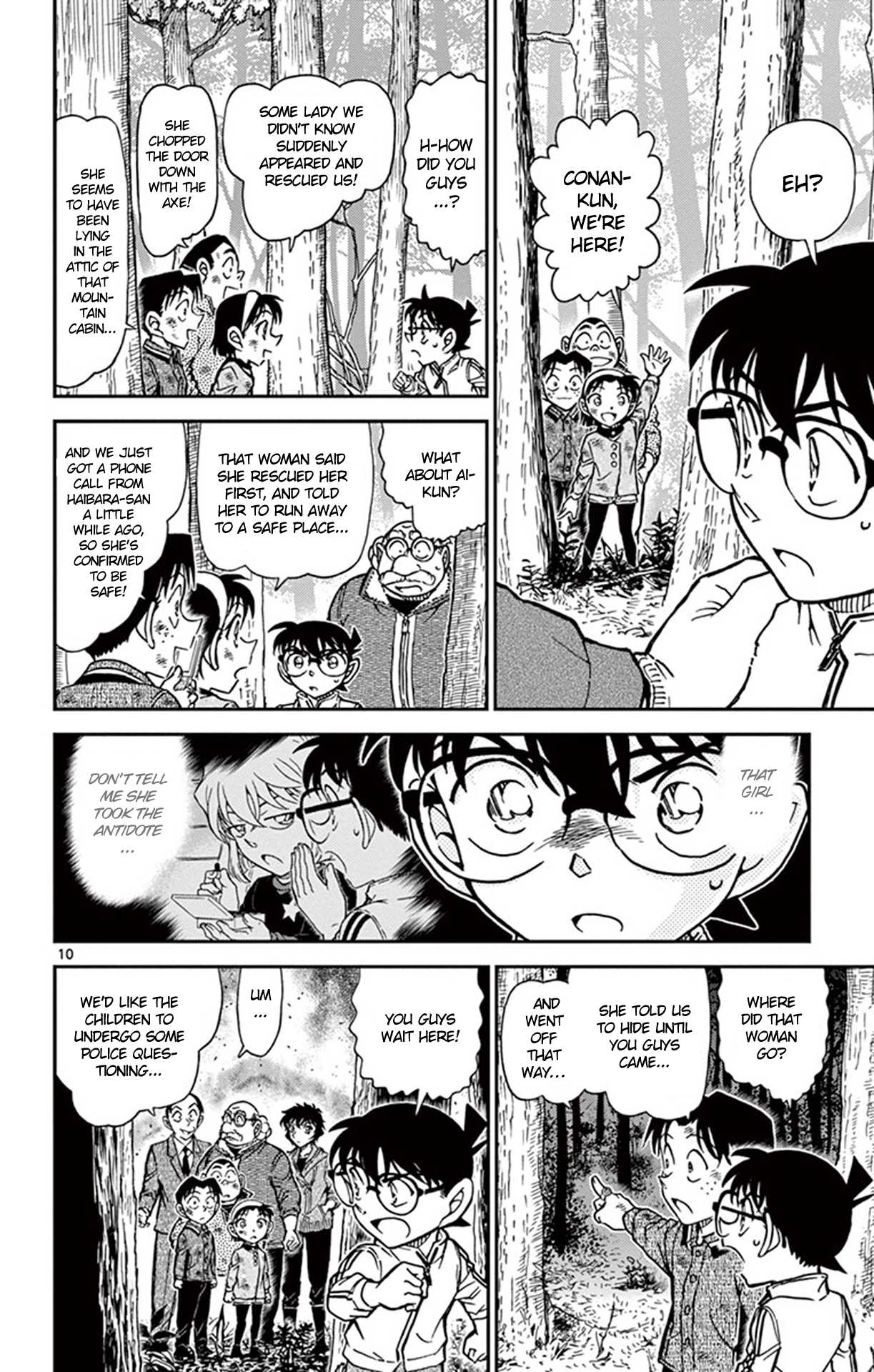 Detective Conan Chapter 817 page 11 - Chapter 817: A Lonely Figure in the Lamplight