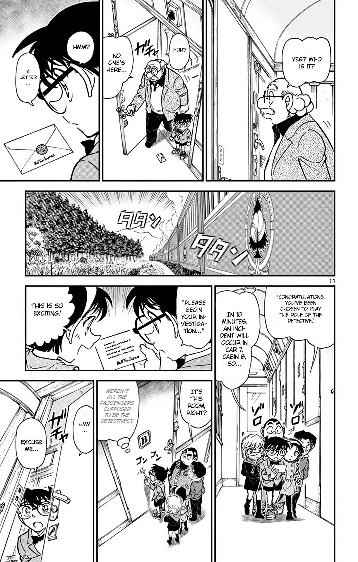 Detective Conan Chapter 818 page 12 - Chapter 818: Mystery Train [All Aboard]