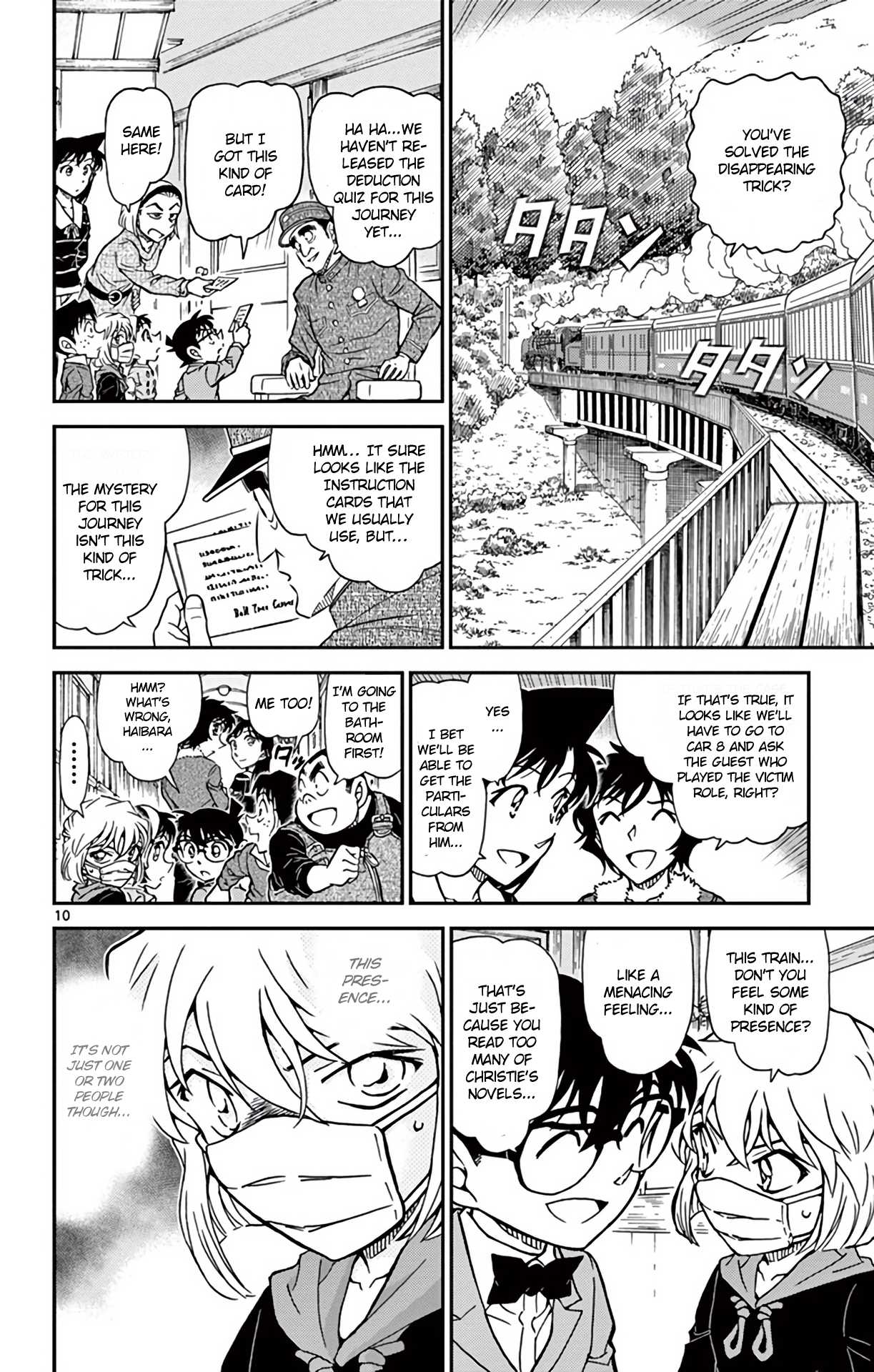 Detective Conan Chapter 819 page 11 - Chapter 819: Mystery Train [Tunnel]