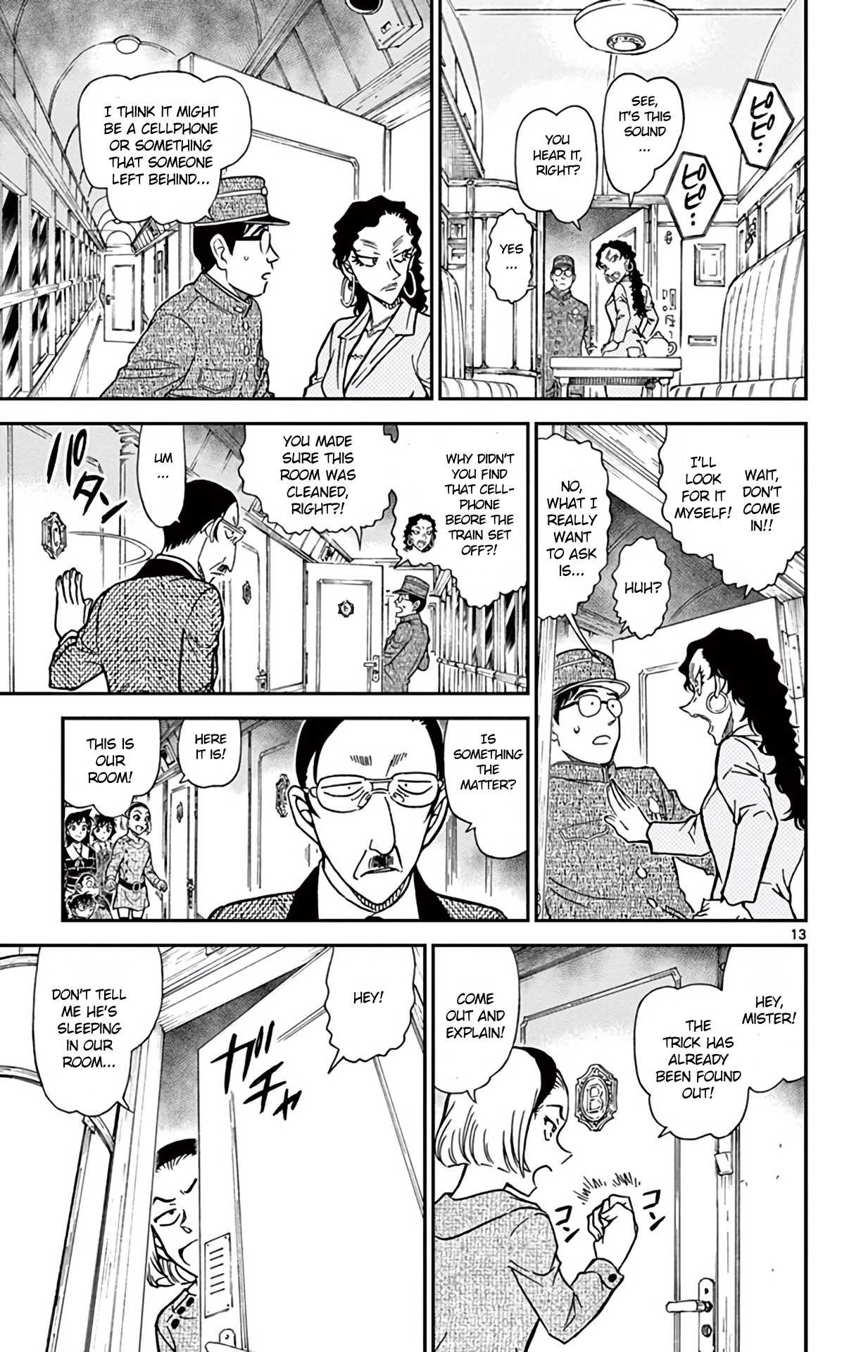 Detective Conan Chapter 819 page 14 - Chapter 819: Mystery Train [Tunnel]
