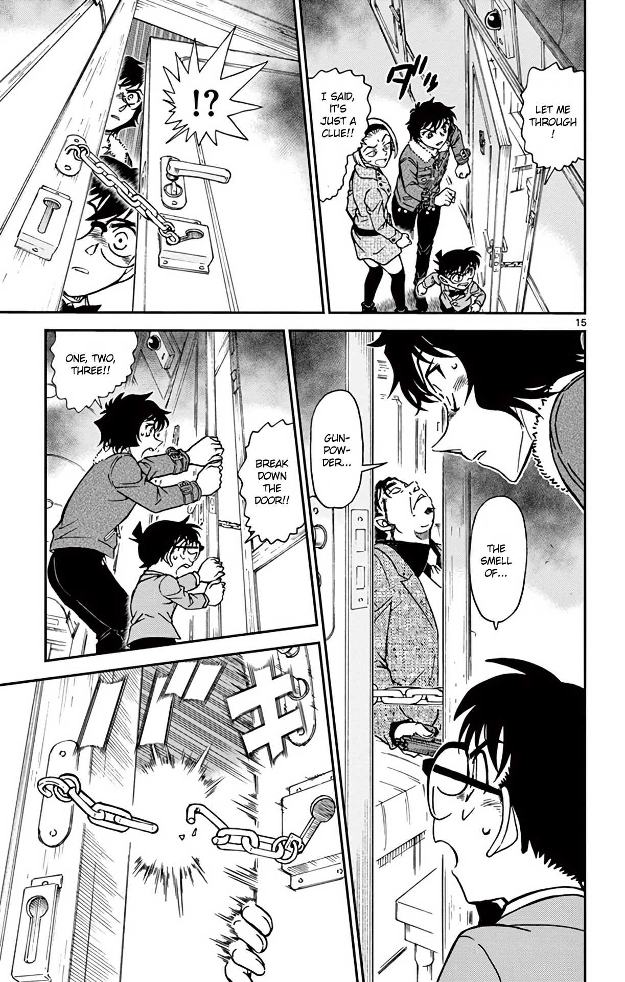 Detective Conan Chapter 819 page 16 - Chapter 819: Mystery Train [Tunnel]