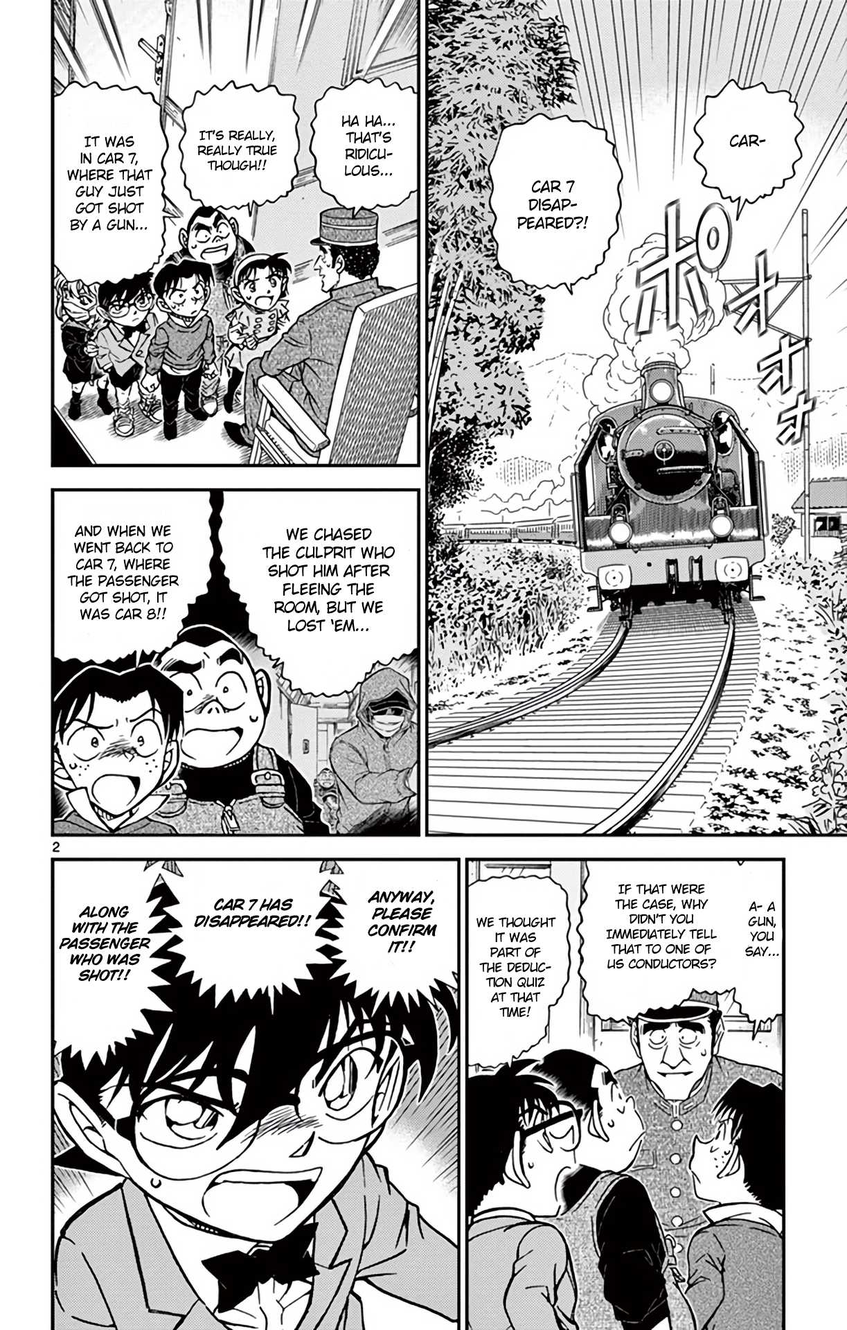 Detective Conan Chapter 819 page 3 - Chapter 819: Mystery Train [Tunnel]