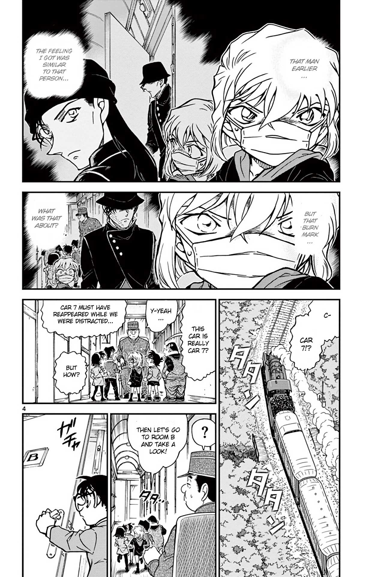 Detective Conan Chapter 819 page 5 - Chapter 819: Mystery Train [Tunnel]
