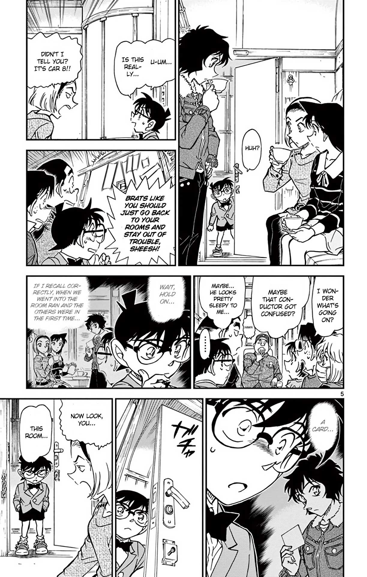 Detective Conan Chapter 819 page 6 - Chapter 819: Mystery Train [Tunnel]