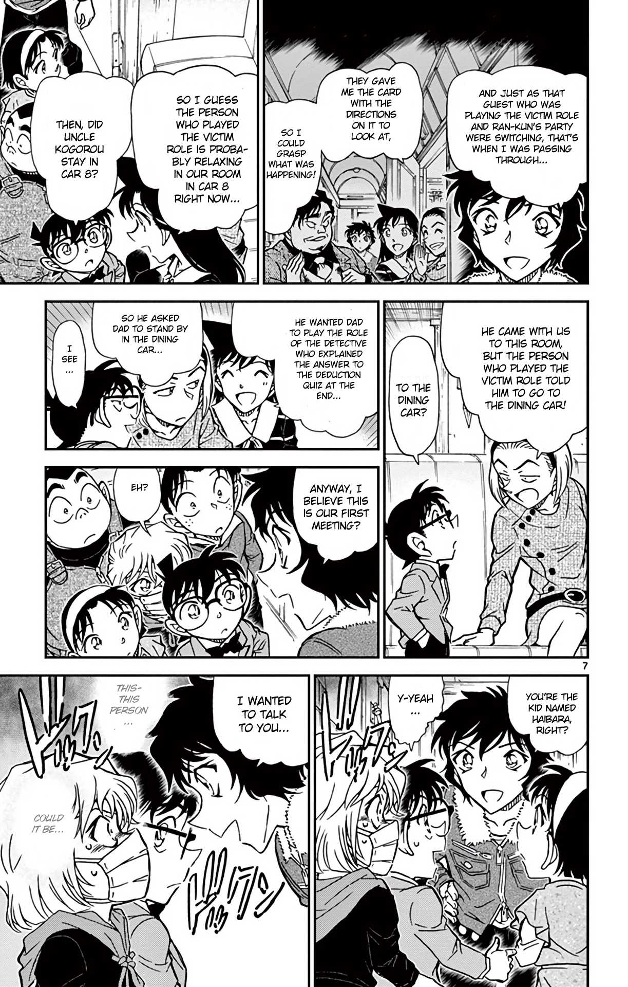 Detective Conan Chapter 819 page 8 - Chapter 819: Mystery Train [Tunnel]