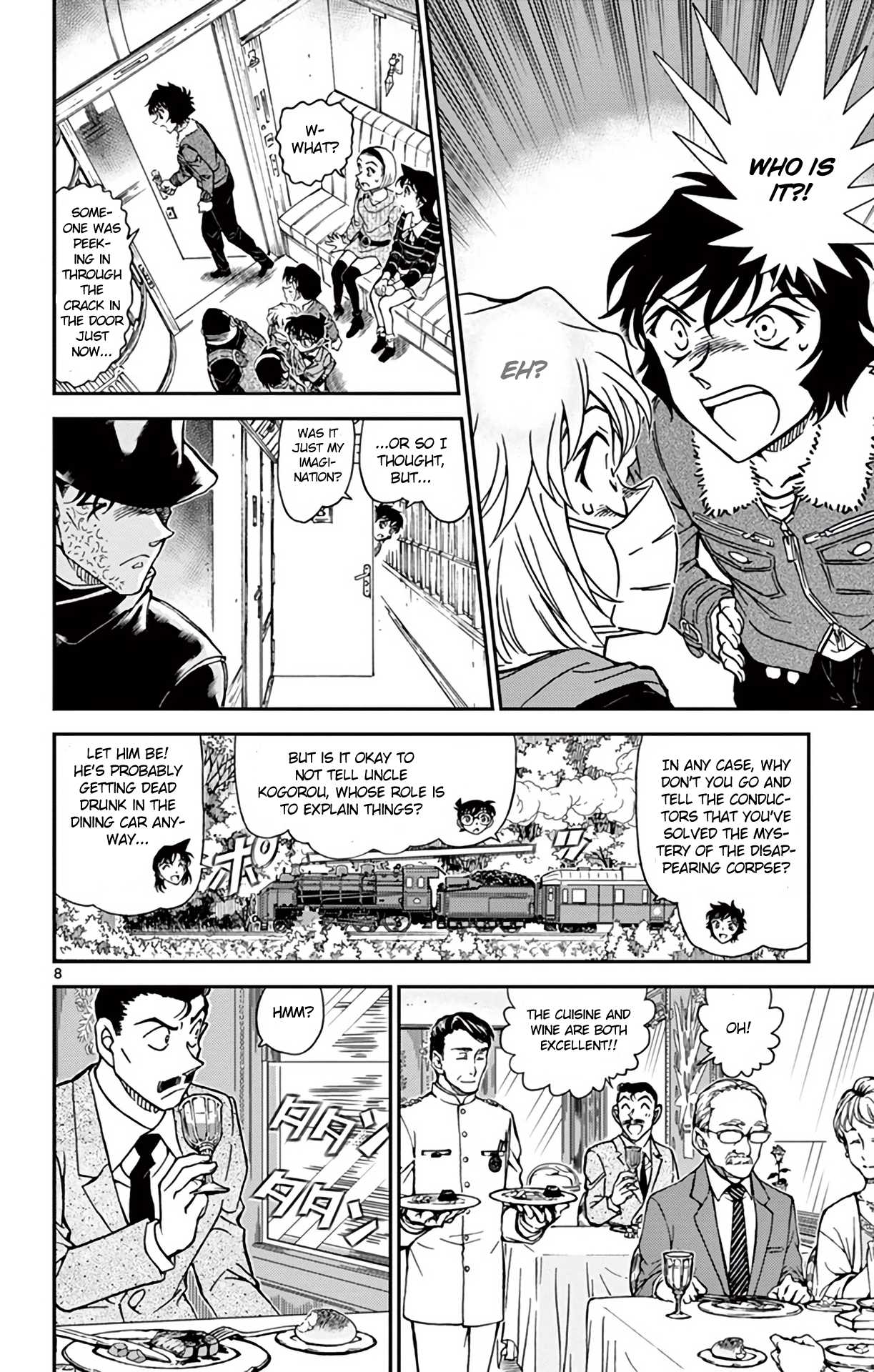 Detective Conan Chapter 819 page 9 - Chapter 819: Mystery Train [Tunnel]
