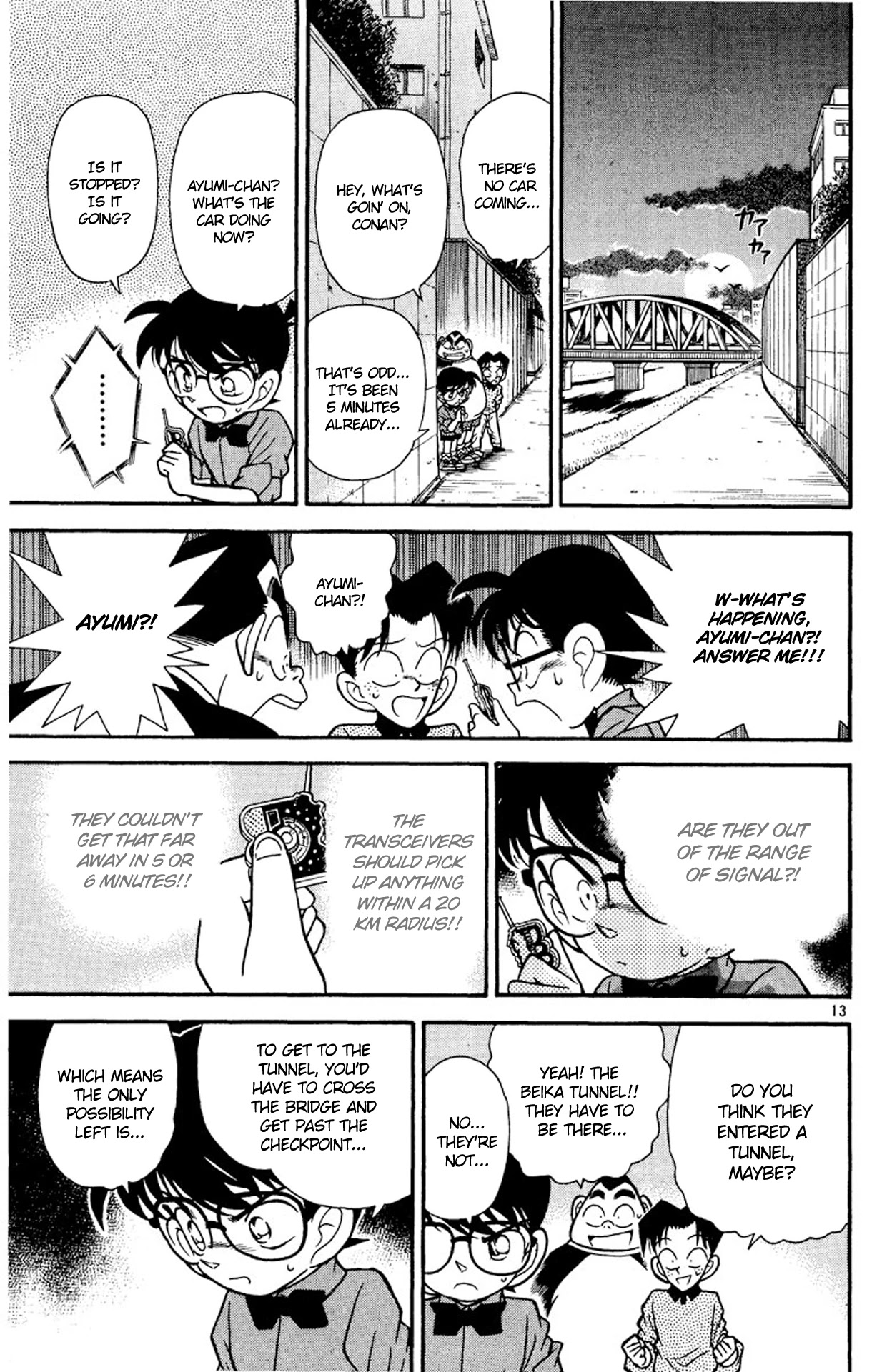 Detective Conan Chapter 82 page 14 - Chapter 82: Follow the Voice!!
