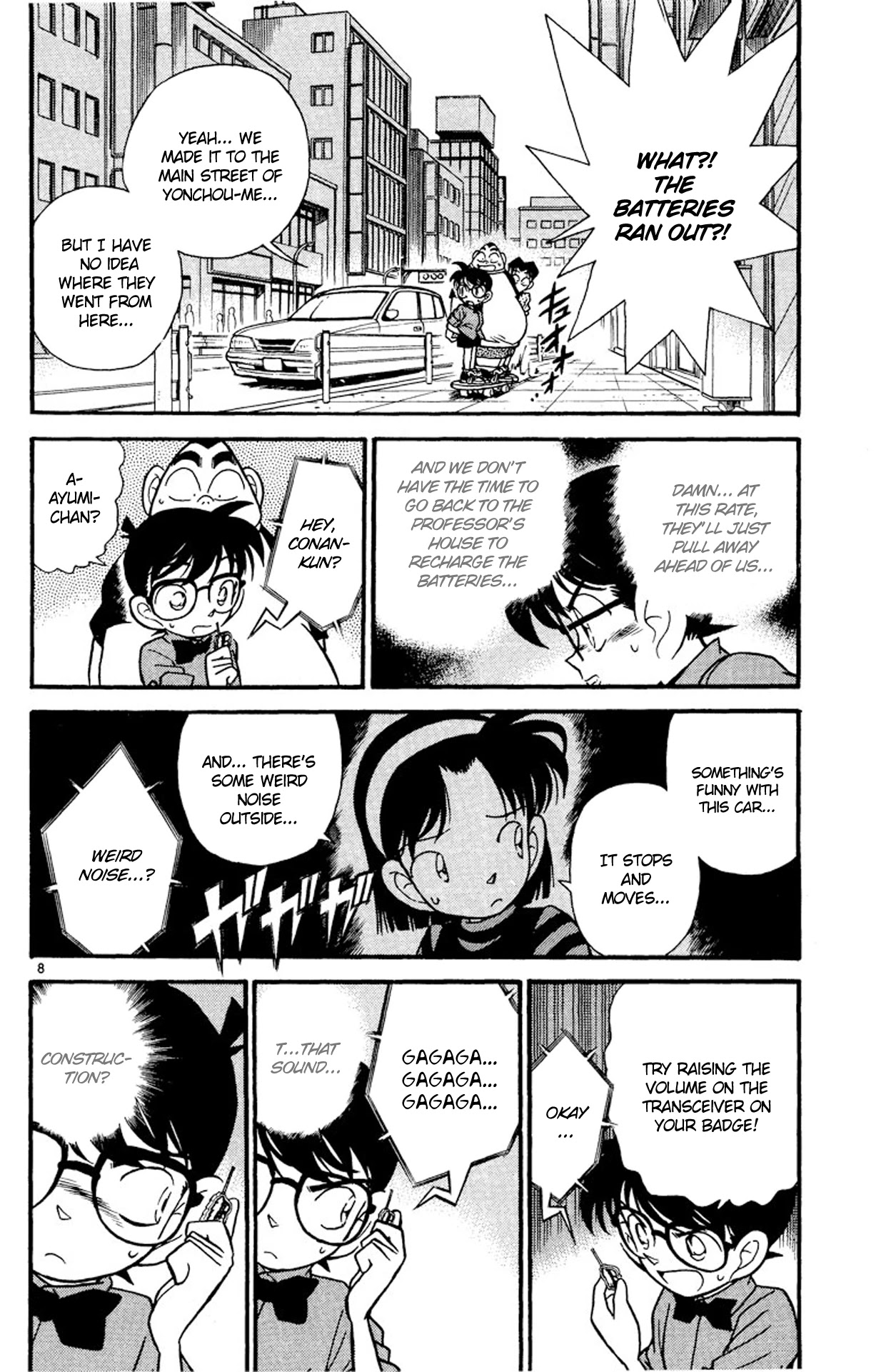 Detective Conan Chapter 82 page 9 - Chapter 82: Follow the Voice!!