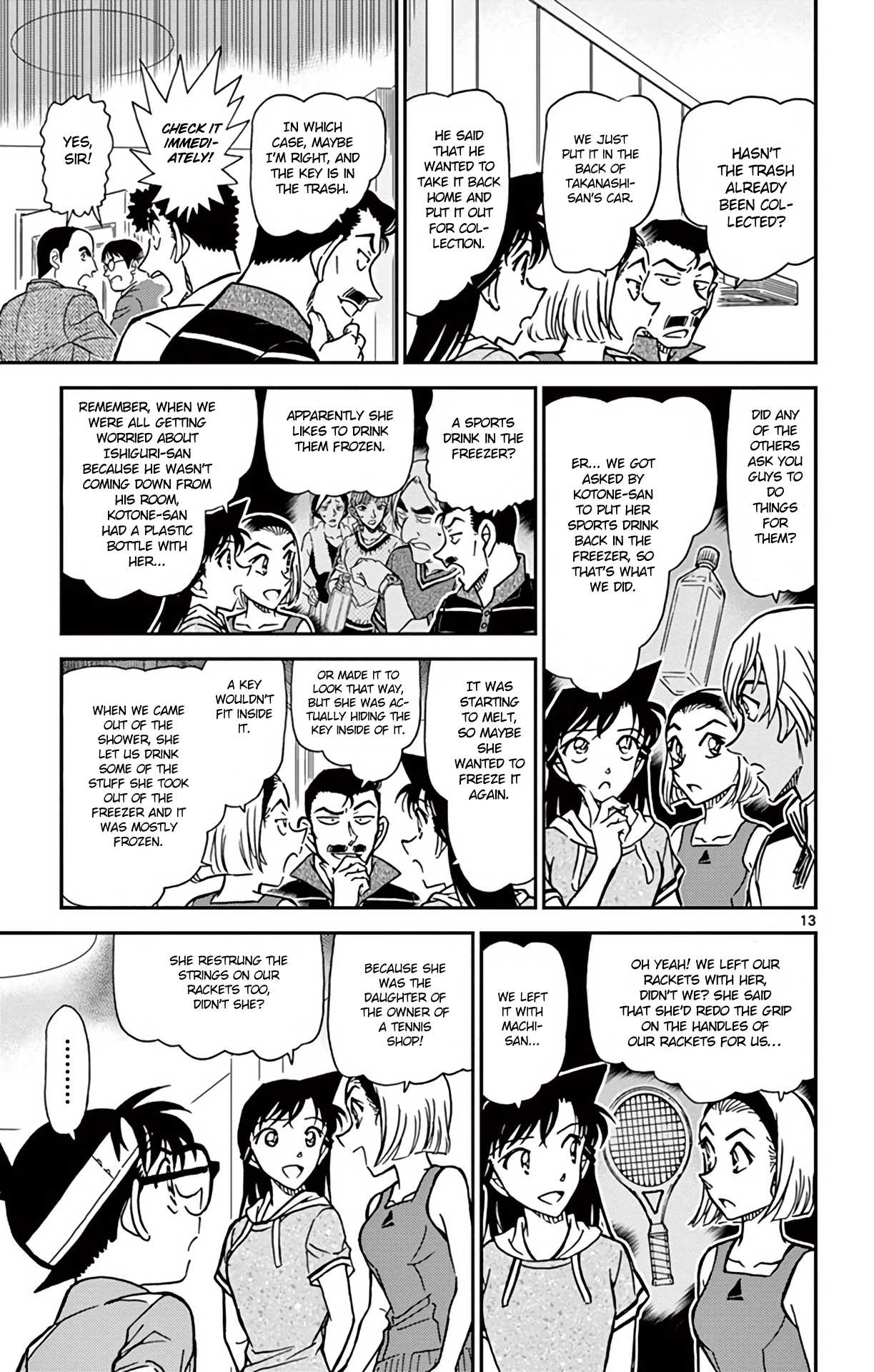 Detective Conan Chapter 826 page 14 - Chapter 826: The Missing Key of the Locked Room