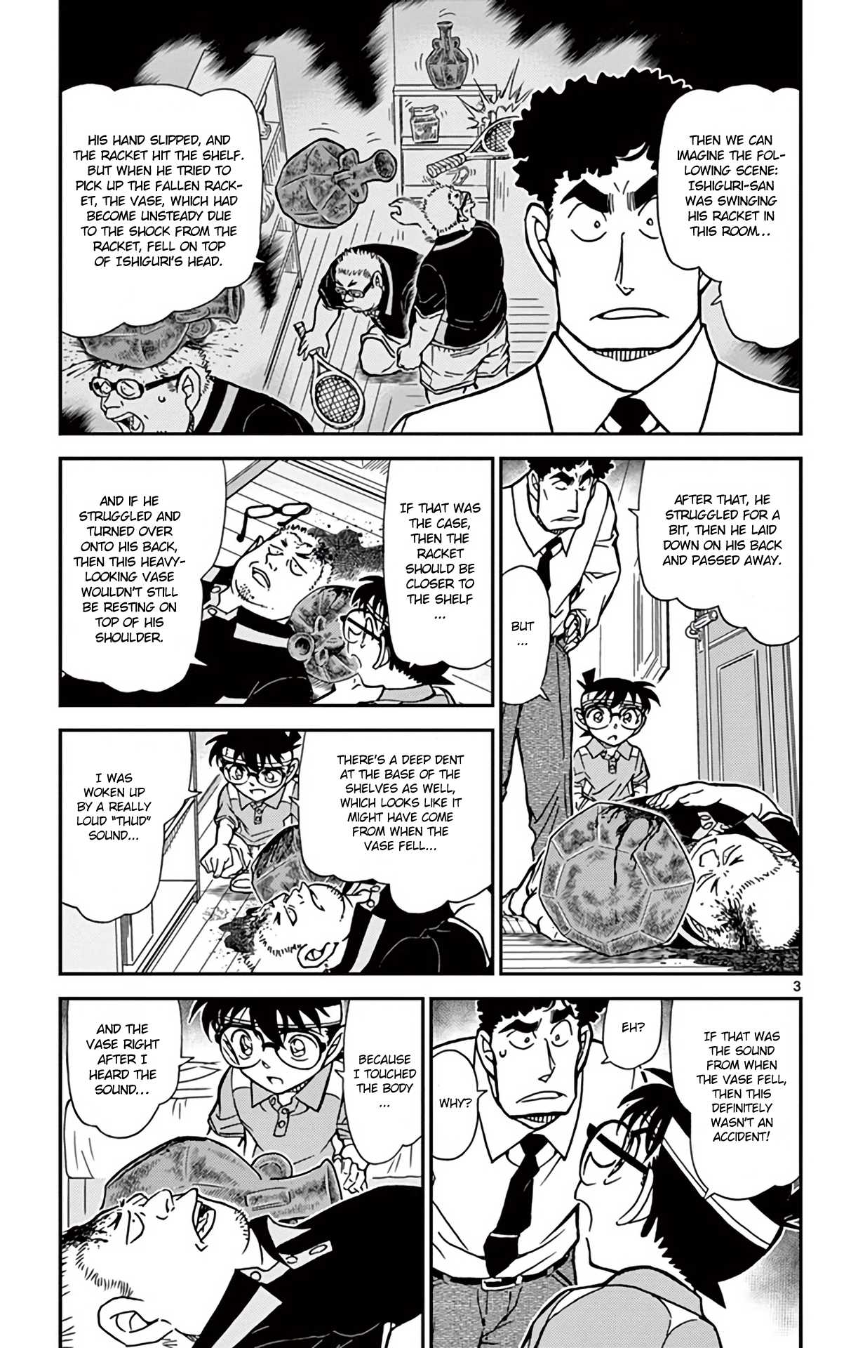 Detective Conan Chapter 826 page 4 - Chapter 826: The Missing Key of the Locked Room