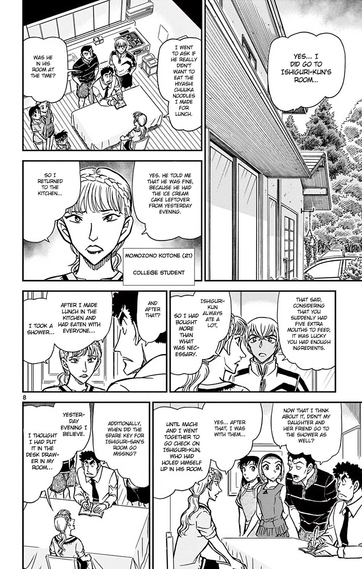 Detective Conan Chapter 826 page 9 - Chapter 826: The Missing Key of the Locked Room