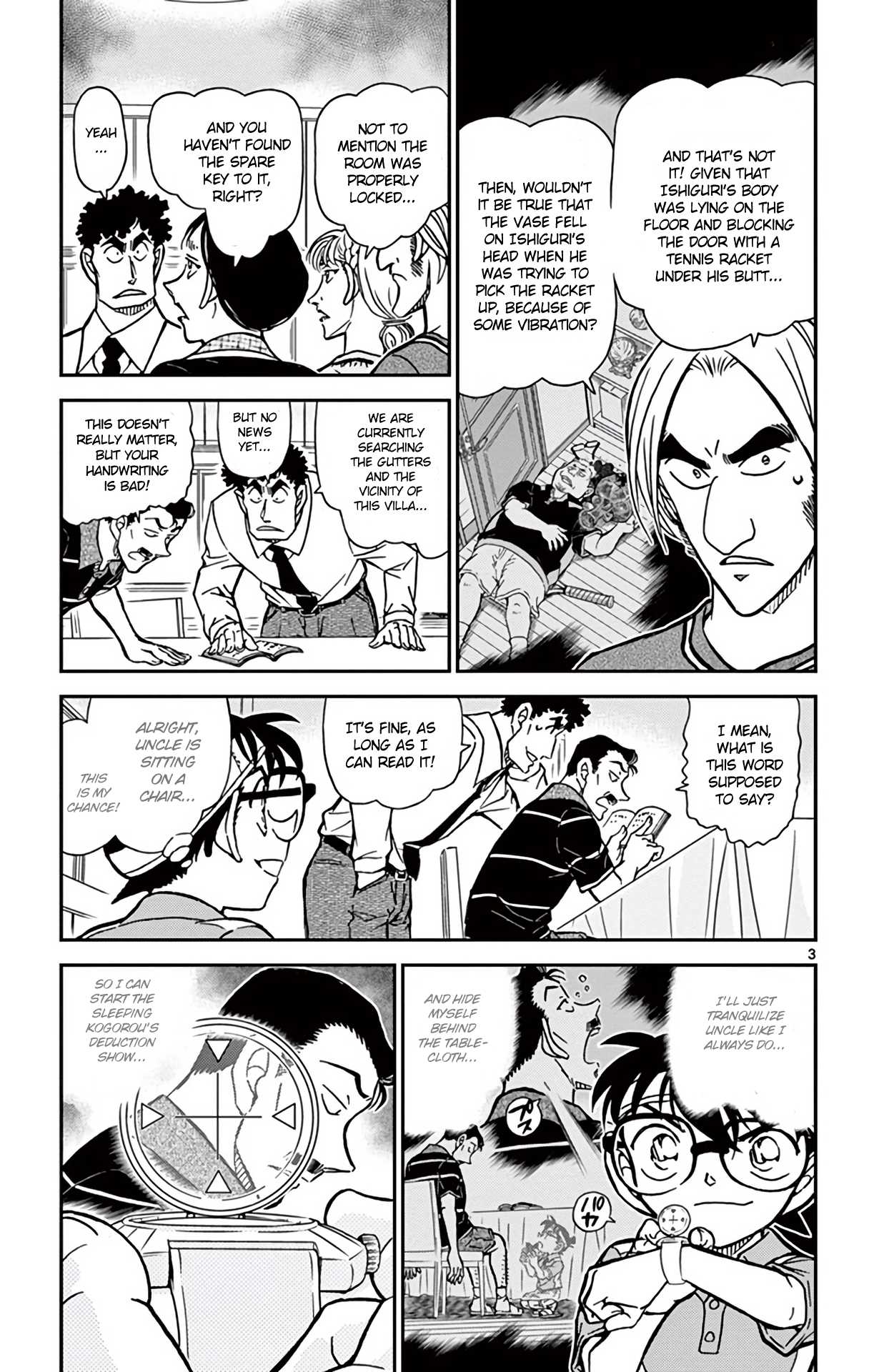 Detective Conan Chapter 827 page 4 - Chapter 827: The Key to Solving the Mystery