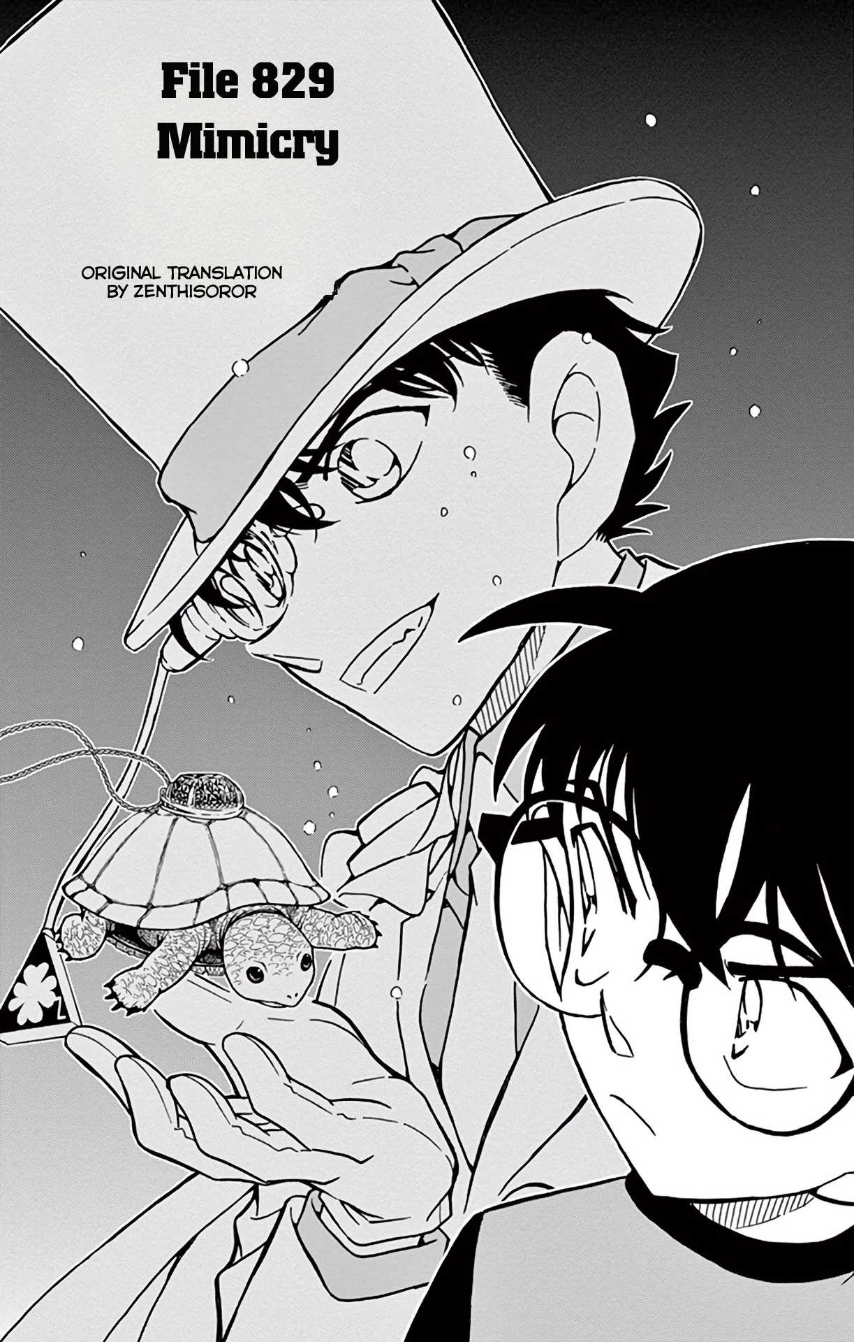 Detective Conan Chapter 829 page 2 - Chapter 829: Mimicry