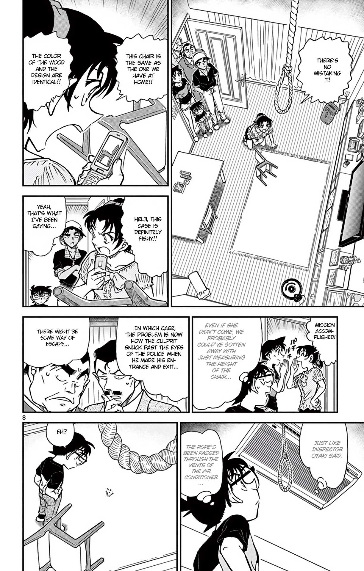 Detective Conan Chapter 831 page 9 - Chapter 831: Locked Room Murder on the Surface