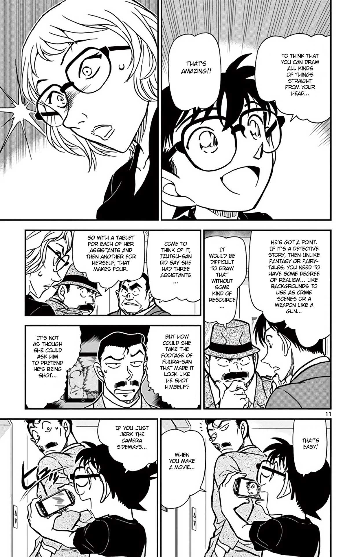 Detective Conan Chapter 833 page 12 - Chapter 833: Sensei's Trick