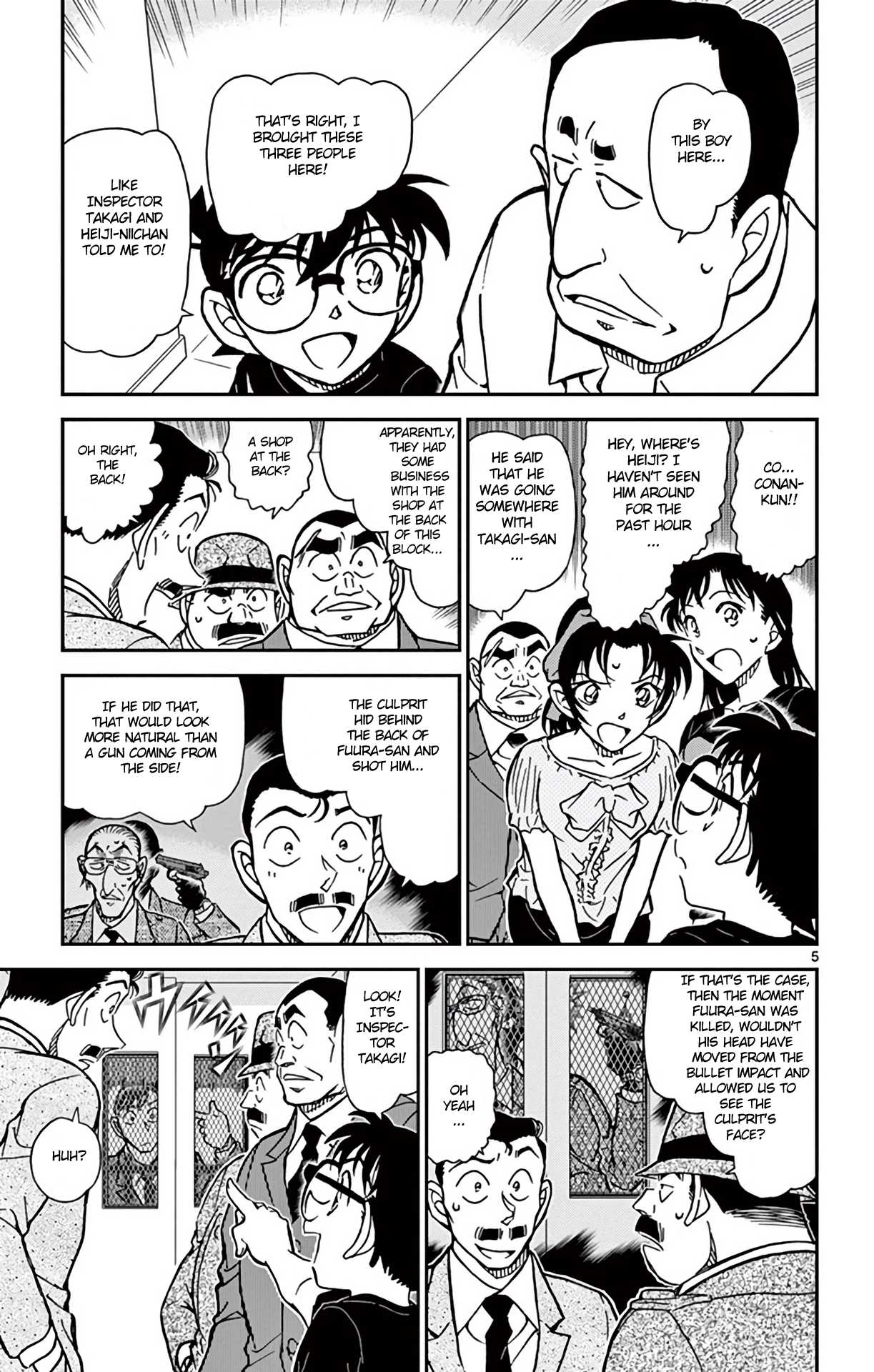 Detective Conan Chapter 833 page 6 - Chapter 833: Sensei's Trick