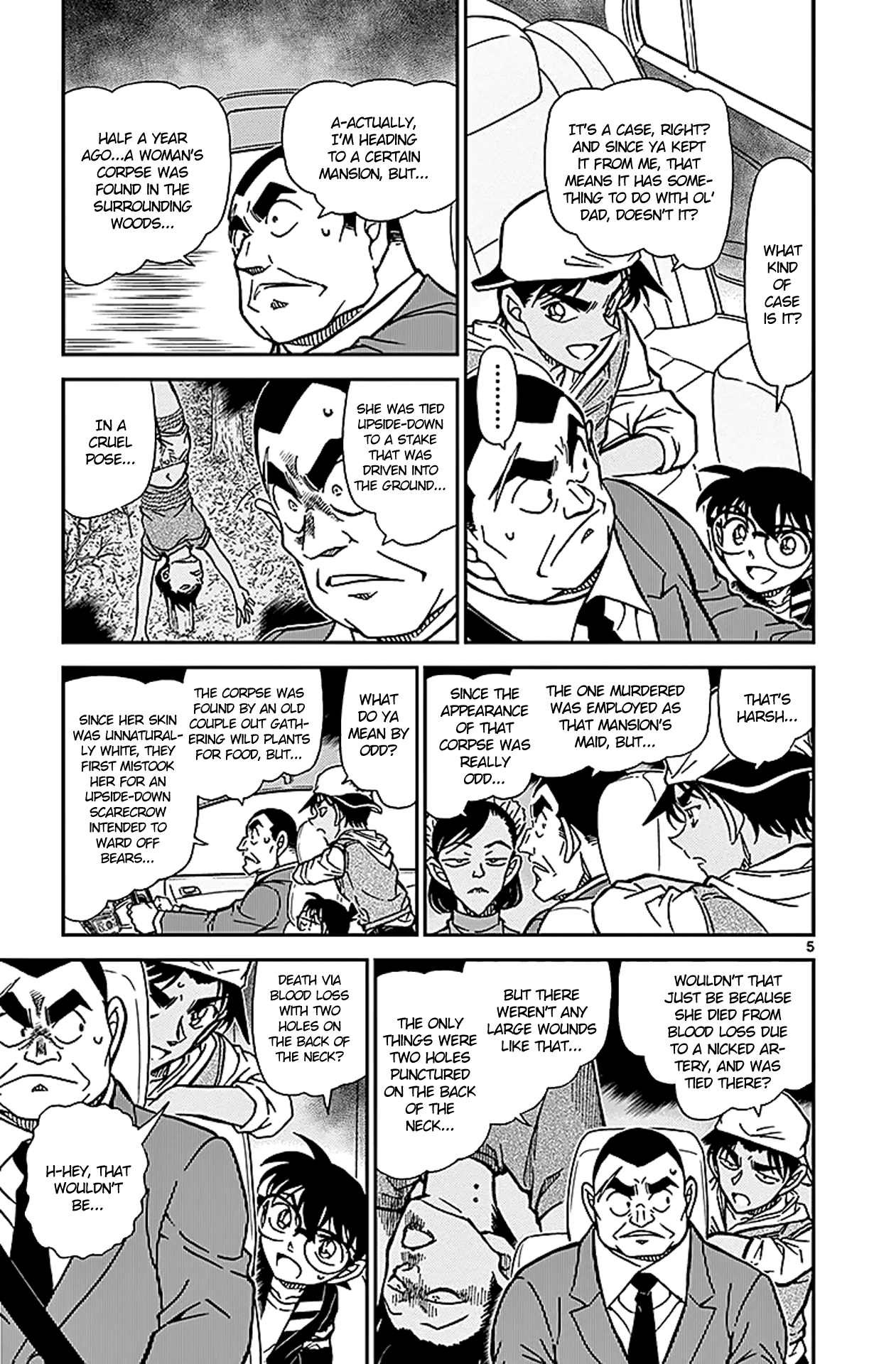 Detective Conan Chapter 834 page 6 - Chapter 834: The Vampire's Mansion