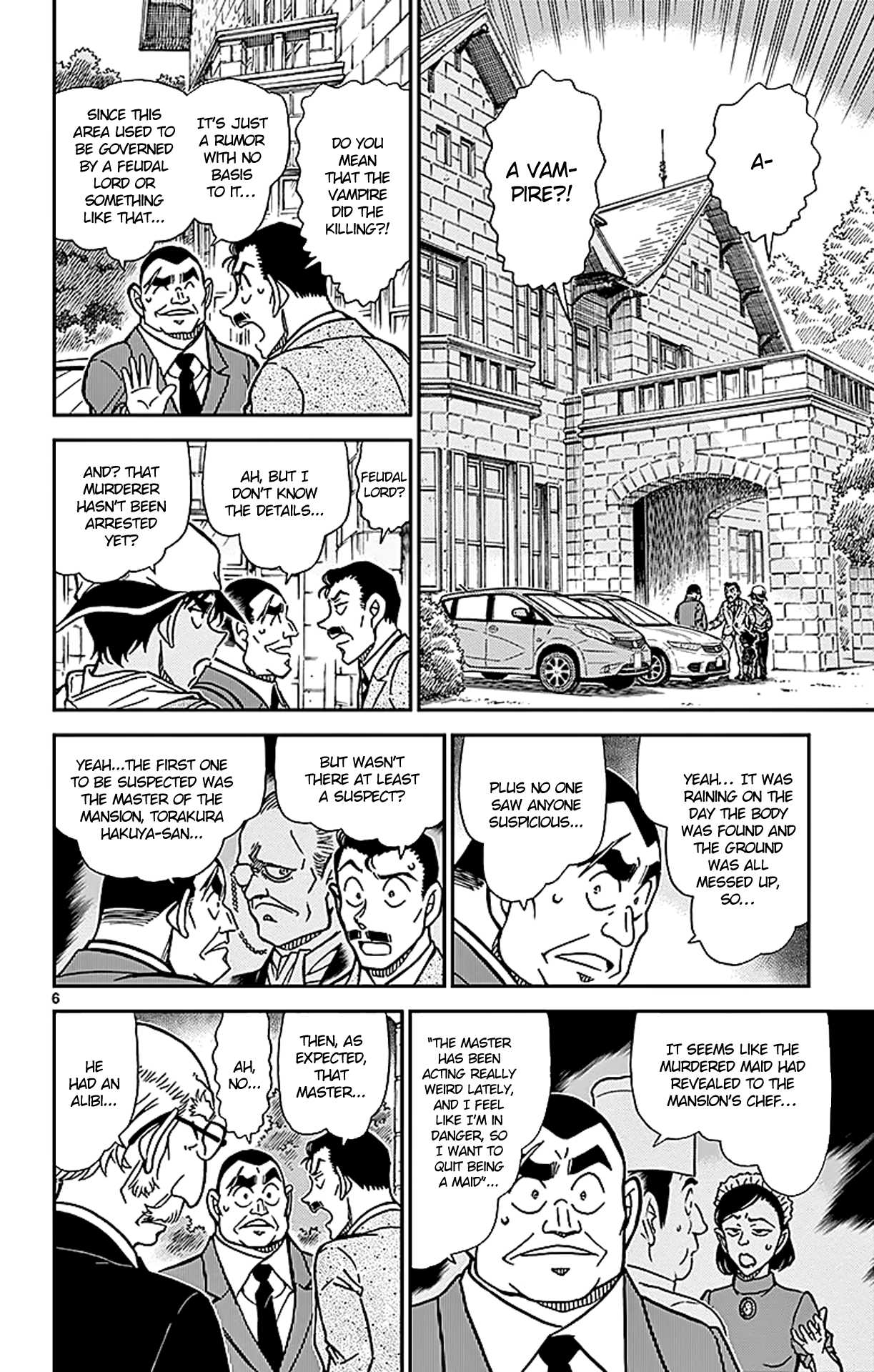 Detective Conan Chapter 834 page 7 - Chapter 834: The Vampire's Mansion