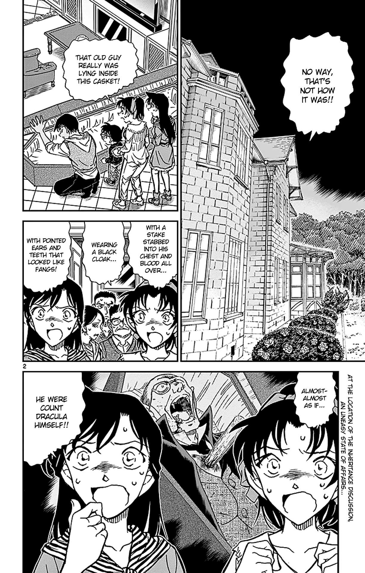 Detective Conan Chapter 835 page 3 - Chapter 835: Count Dracula