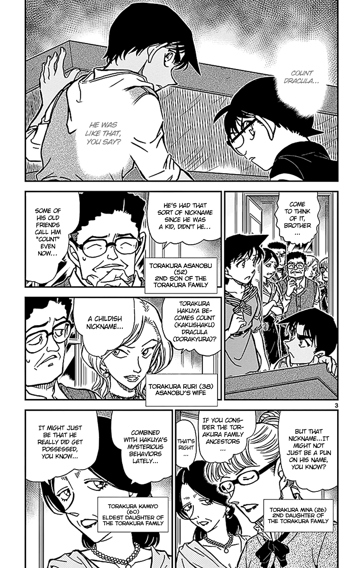 Detective Conan Chapter 835 page 4 - Chapter 835: Count Dracula