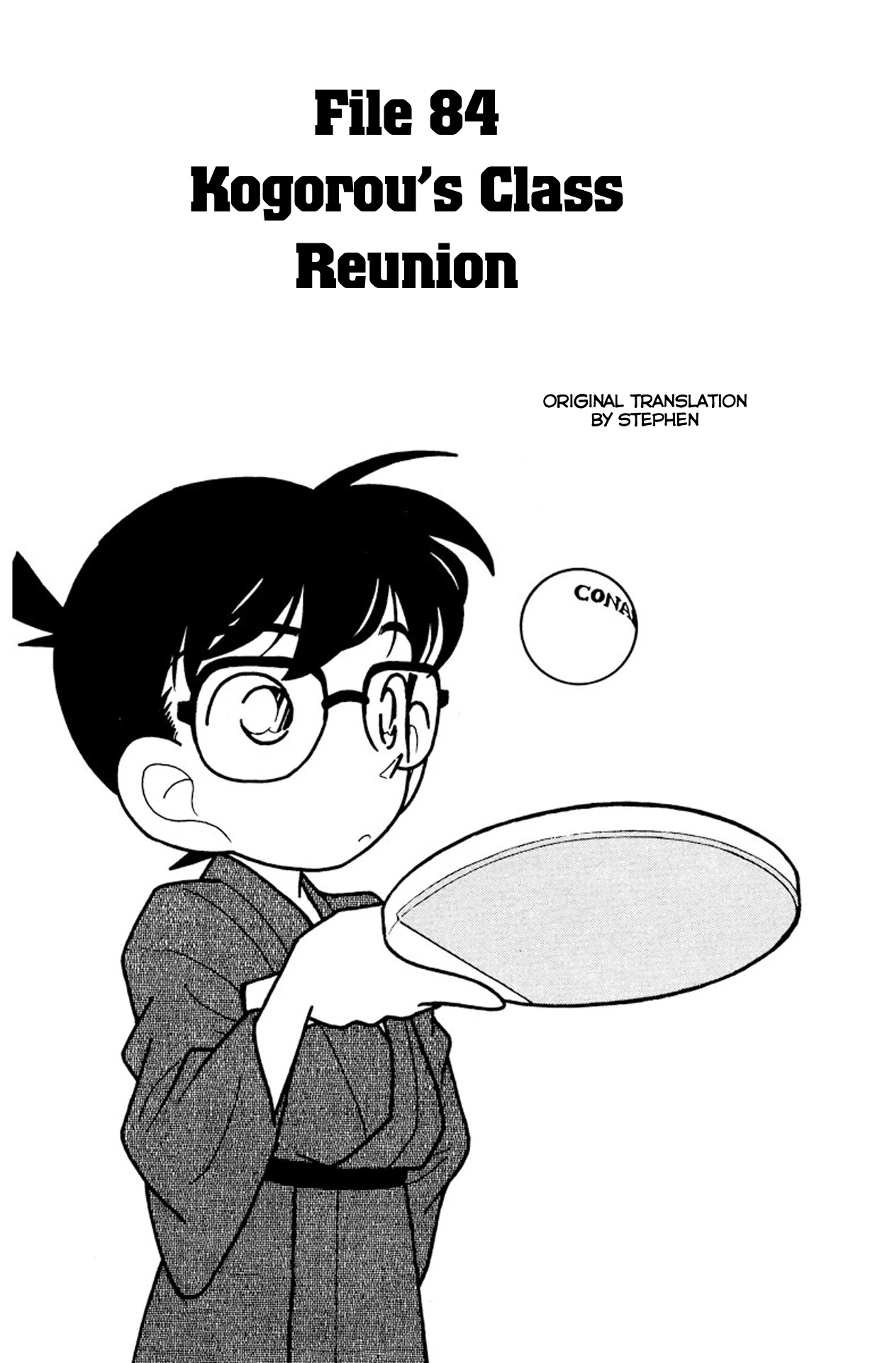 Detective Conan Chapter 84 page 2 - Chapter 84: Kogorou's Class Reunion