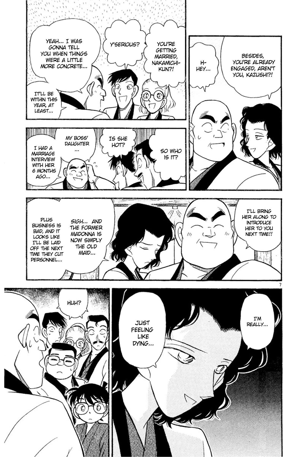 Detective Conan Chapter 84 page 8 - Chapter 84: Kogorou's Class Reunion