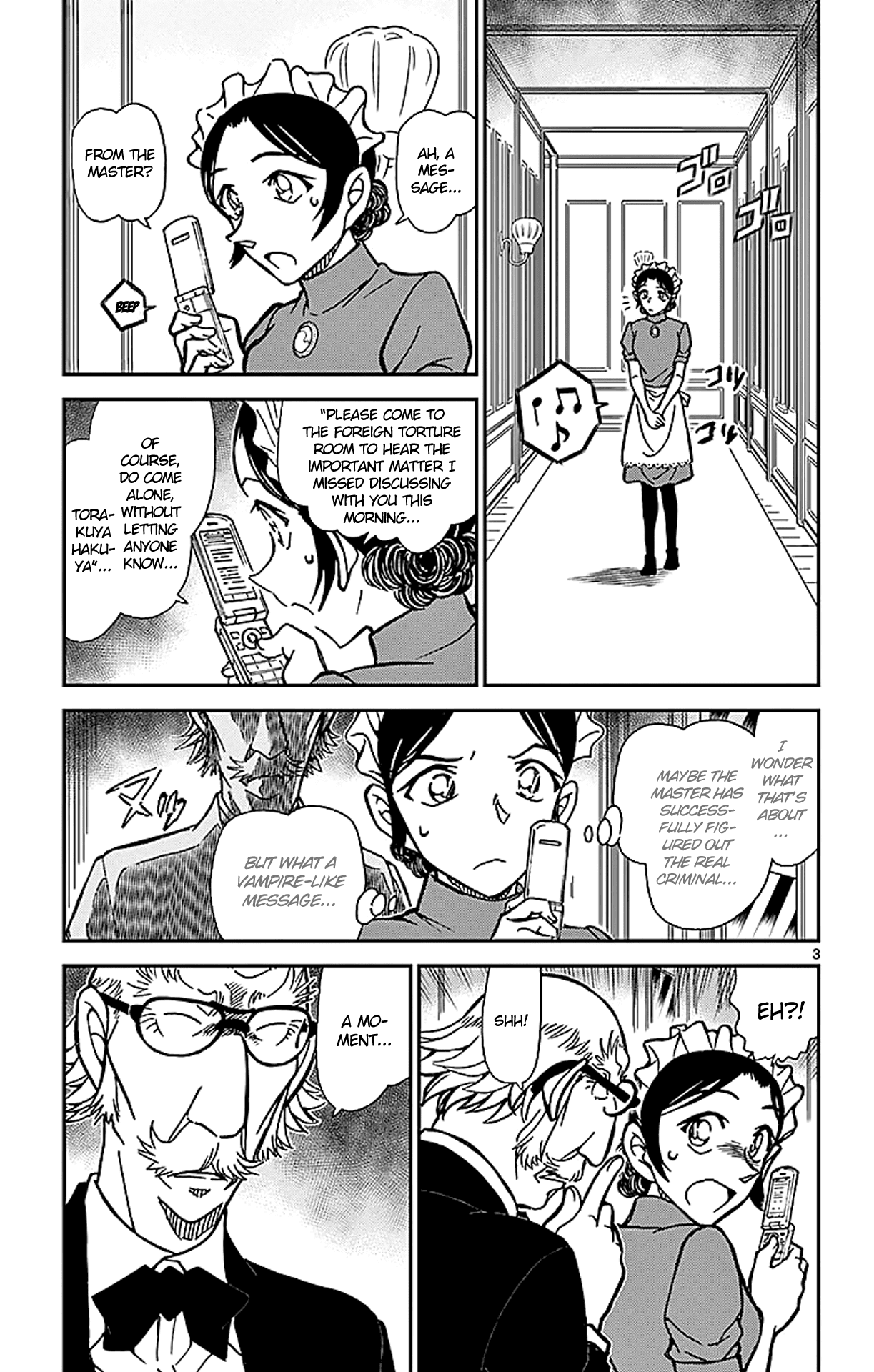 Detective Conan Chapter 840 page 4 - Chapter 840: The Serial Killer's Plan