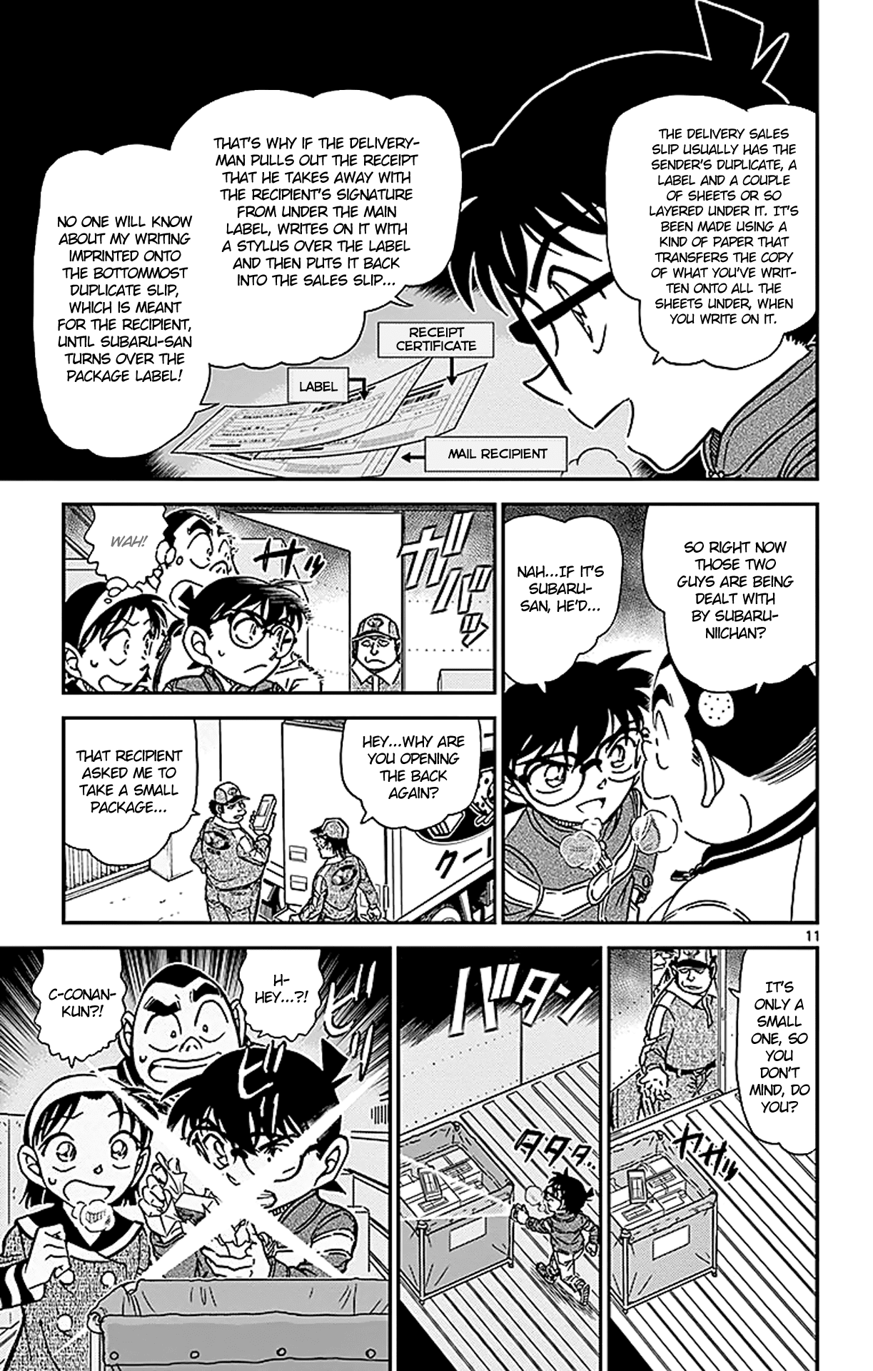Detective Conan Chapter 843 page 12 - Chapter 843: A Parcel for Kudou-Samakata